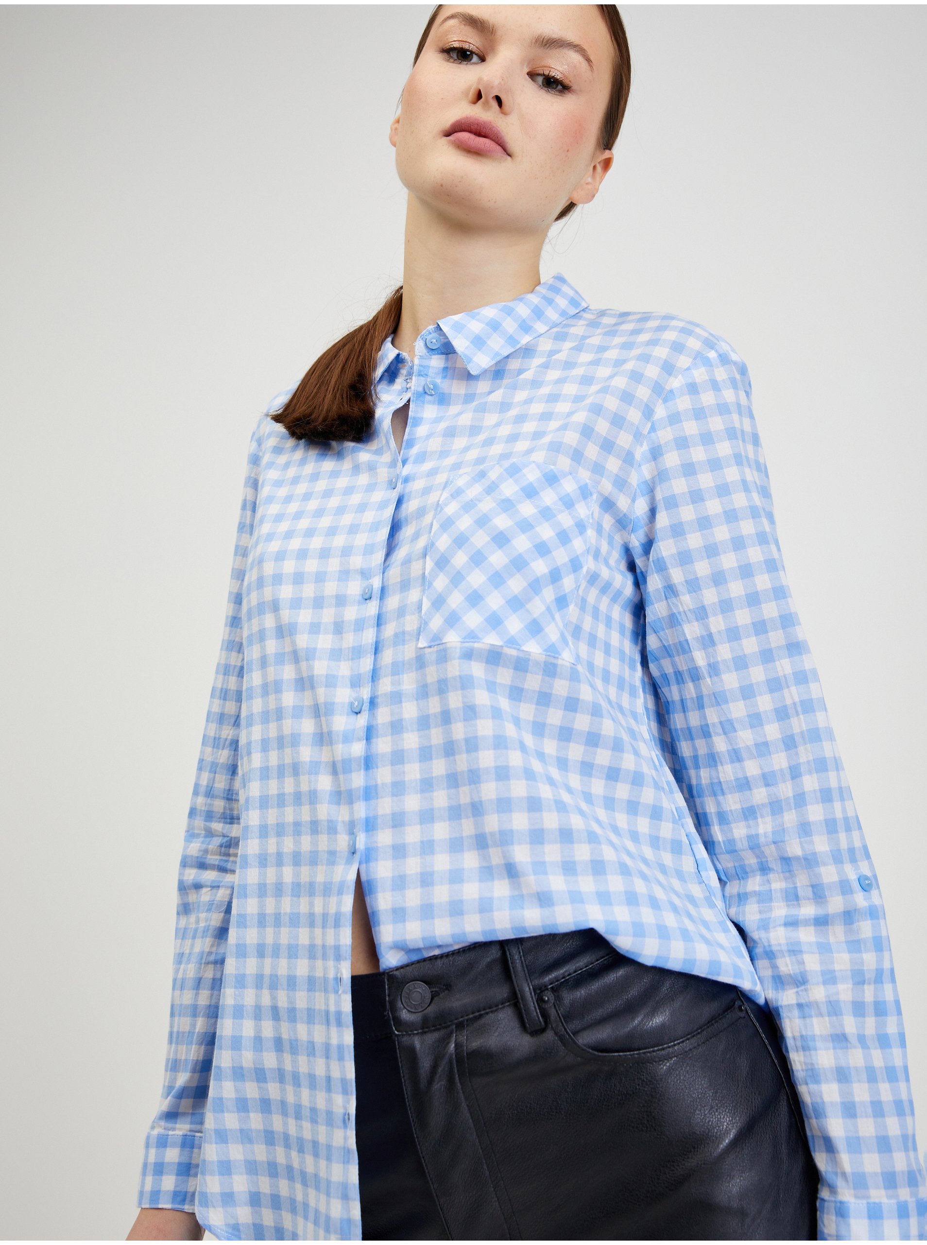 Marimi curvy pentru femei ORSAY - albastru deschis