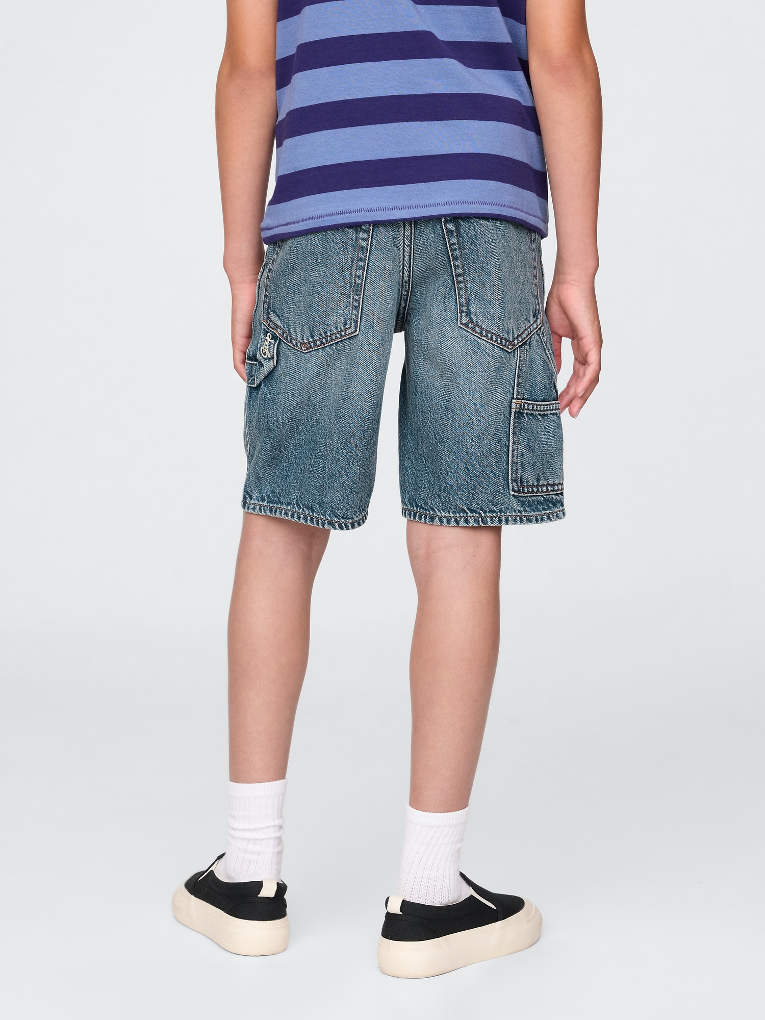 GAP Children&#039;s denim shorts &#039;90s Loose UltraSoft Americana - Boys