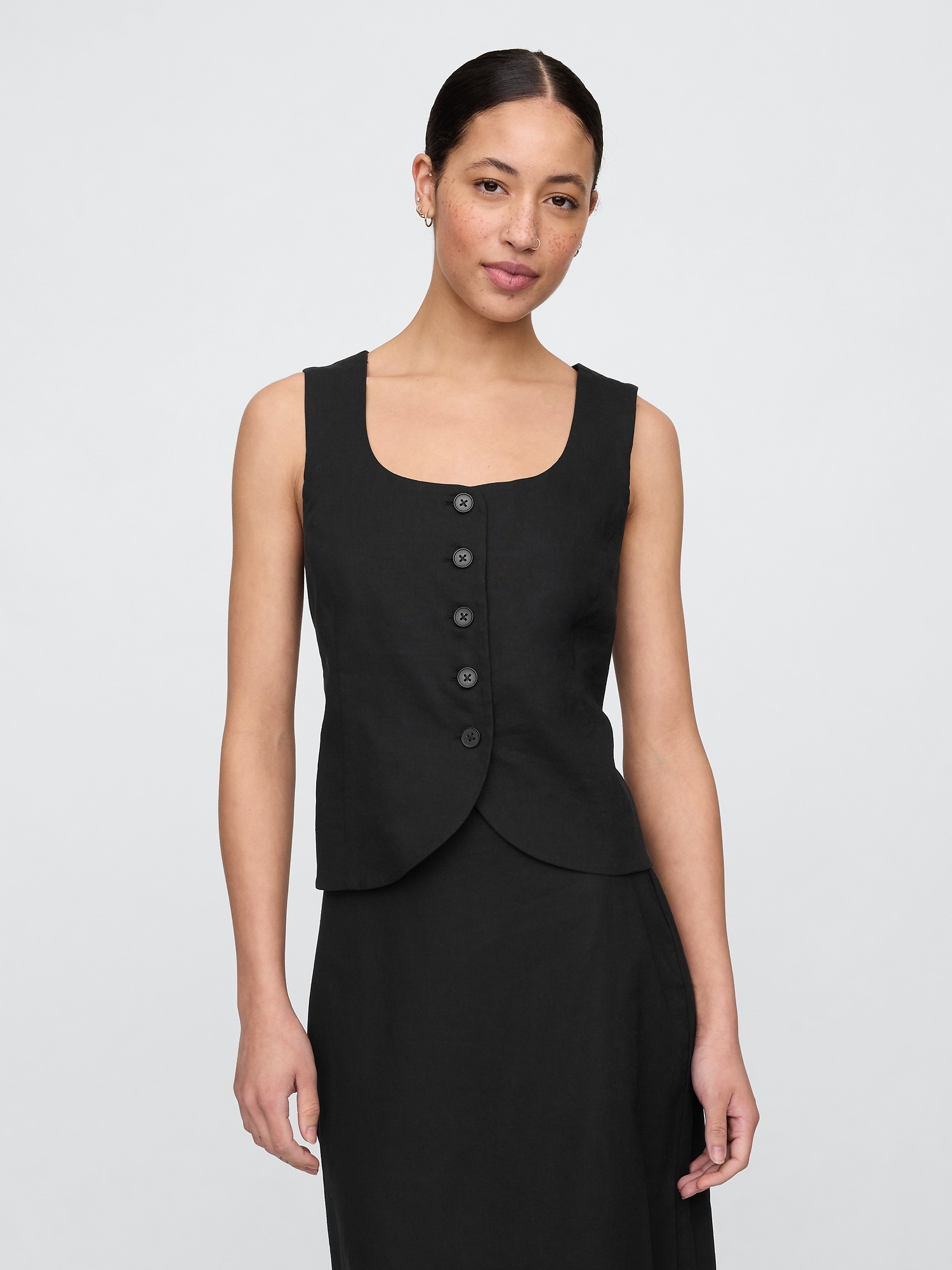 GAP Linen vest - Womens