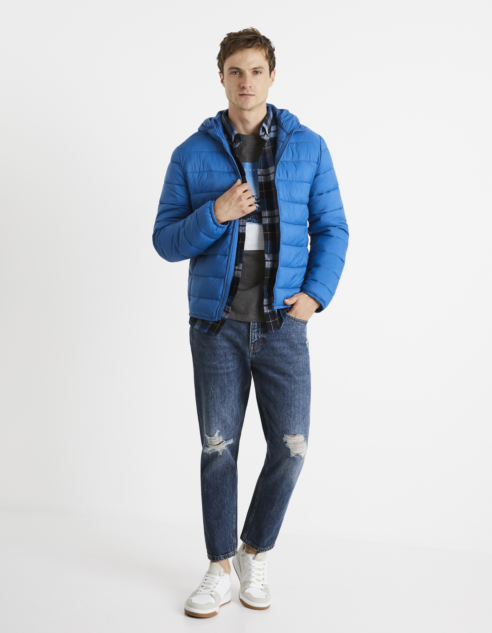 Jachete si tricouri pentru barbati Celio - albastru