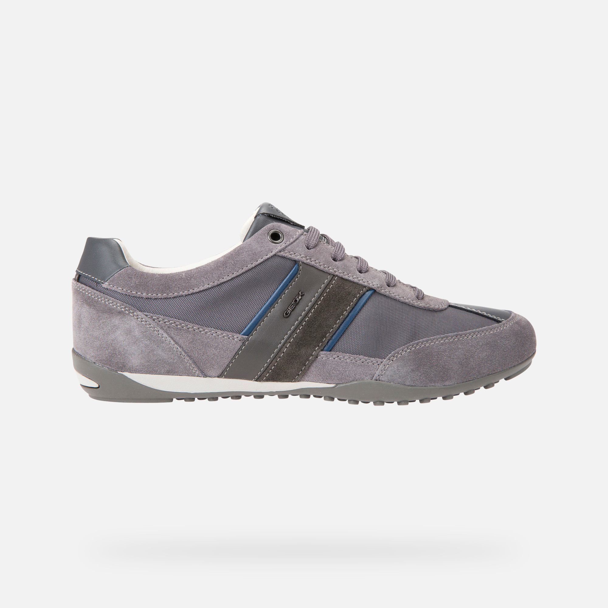 Dark grey men's sneakers Geox Wells - Men's