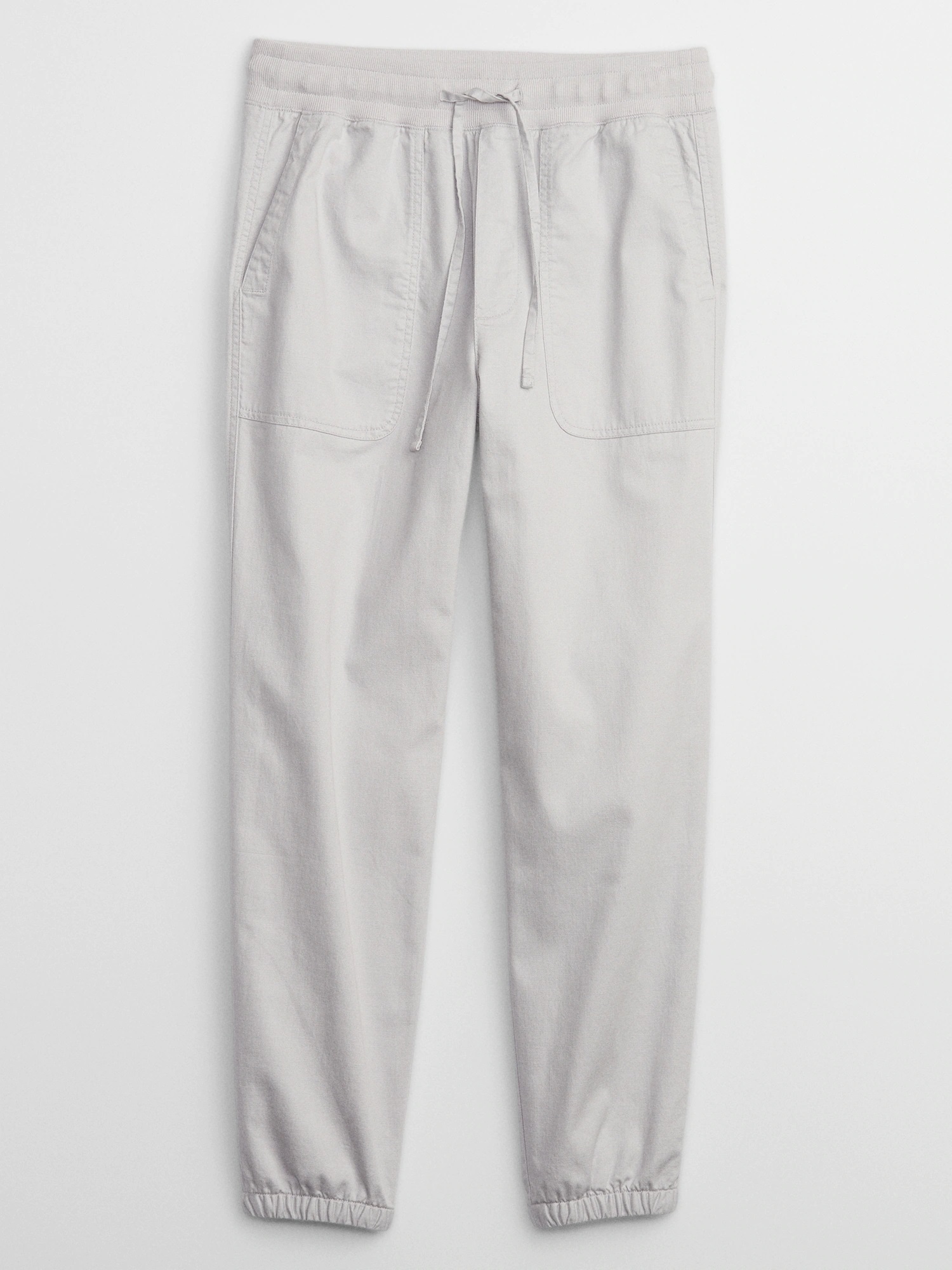 Pantaloni casual pentru femei GAP - gri deschis