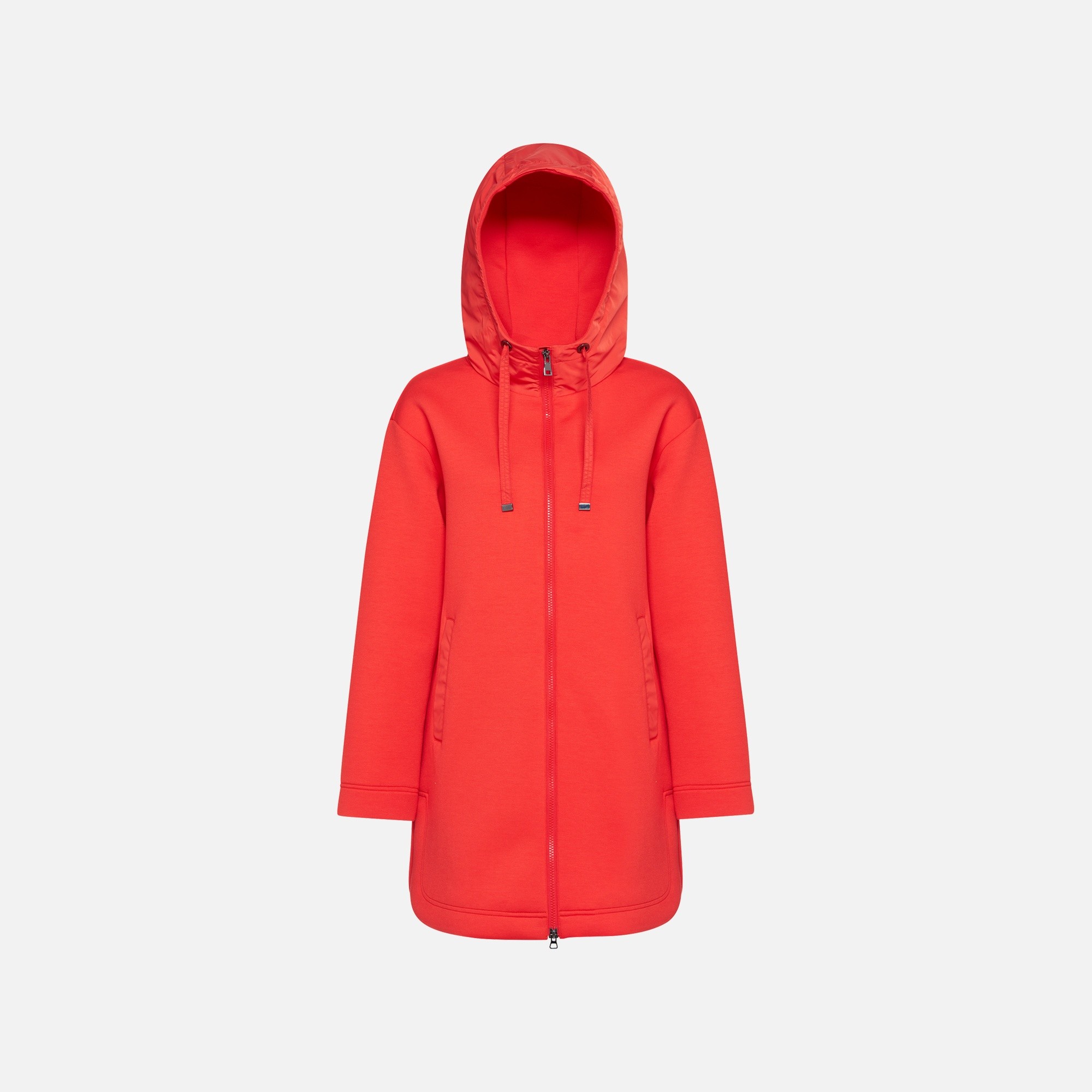 Red Women's Parka Geox Sweater - Ladies