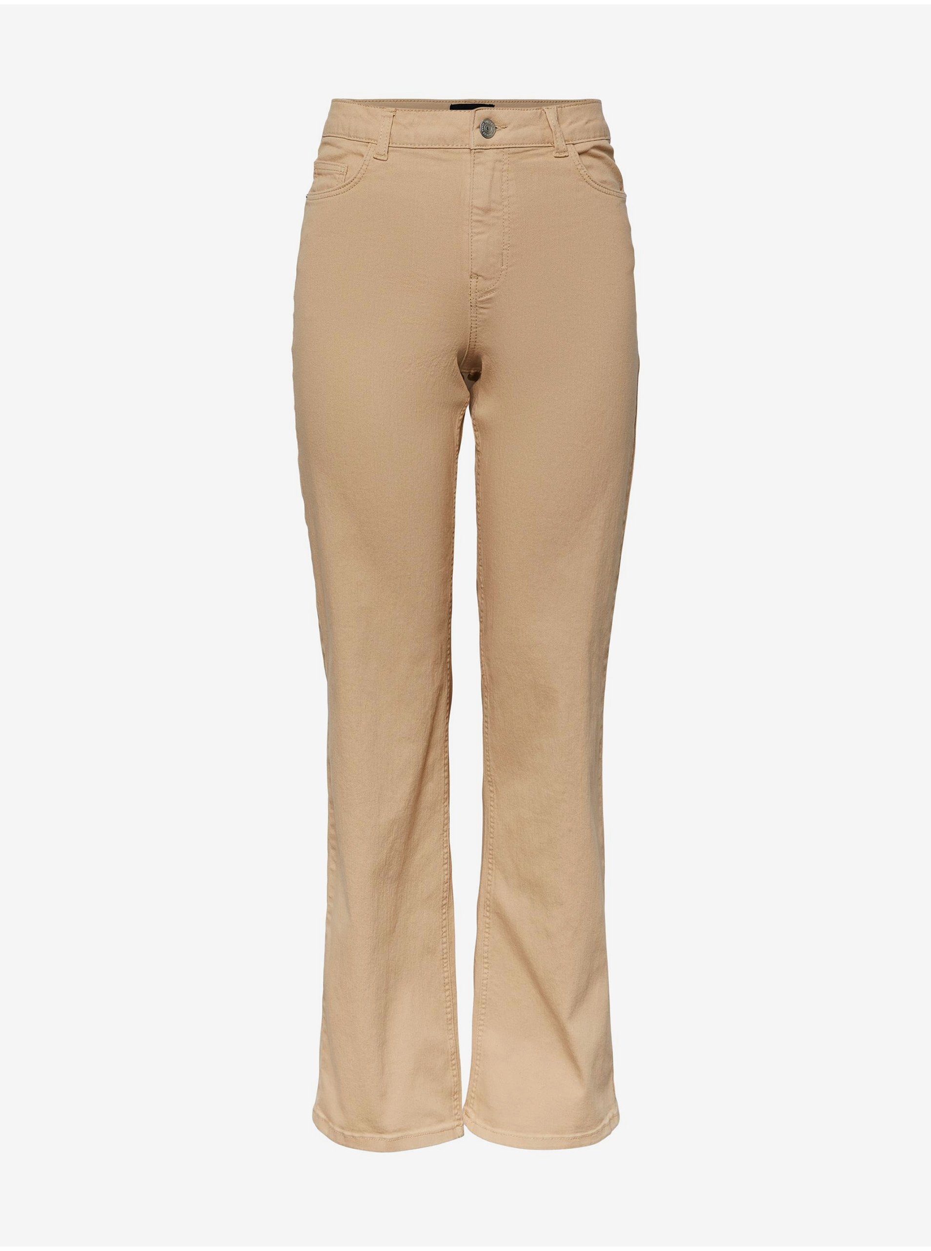 Flared, Bootcut pentru femei Pieces - bej