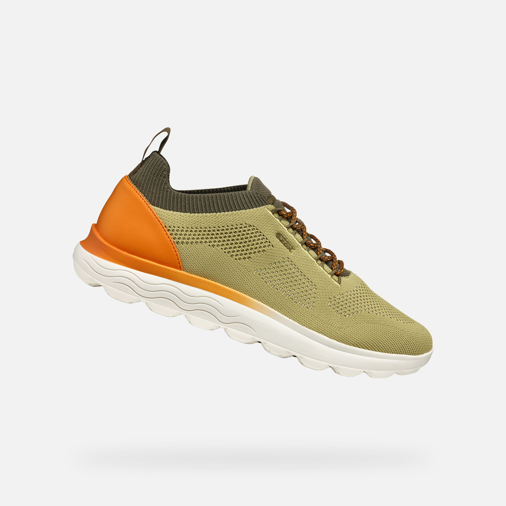 Light green men&#039;s sneakers Geox Spherica - Men&#039;s