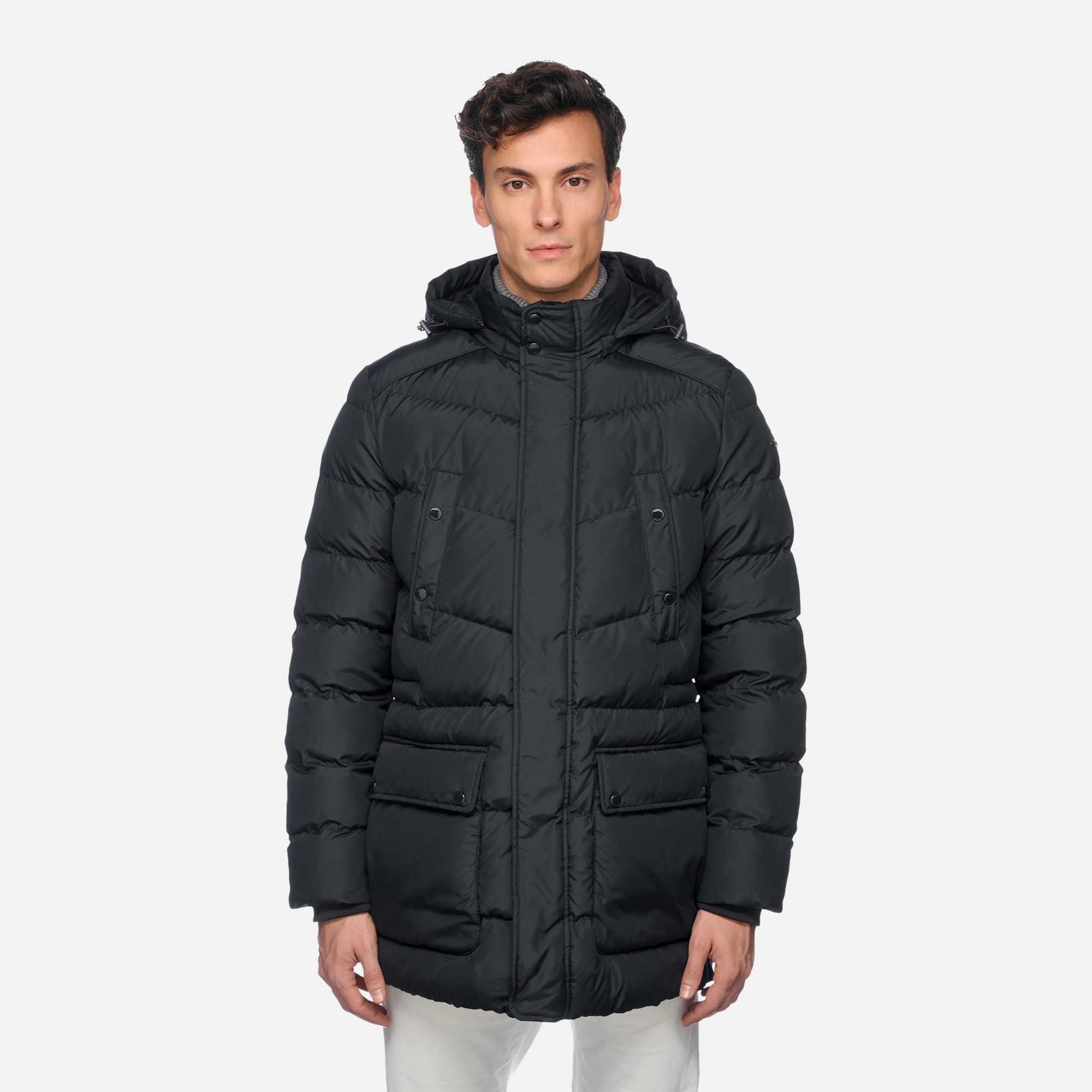 Dark blue men's jacket Geox Leitan - Men