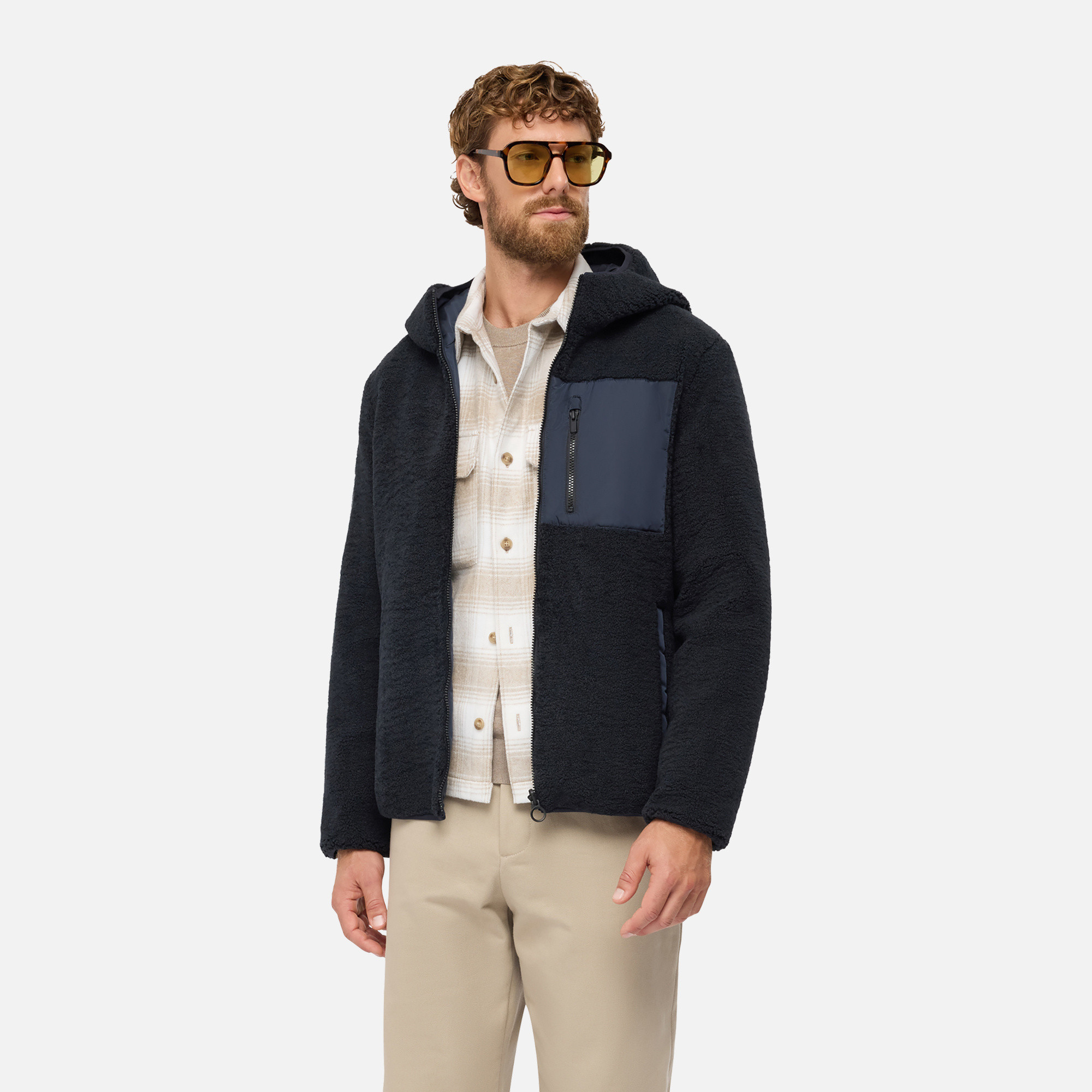 Hanorac albastru închis pentru bărbați Geox