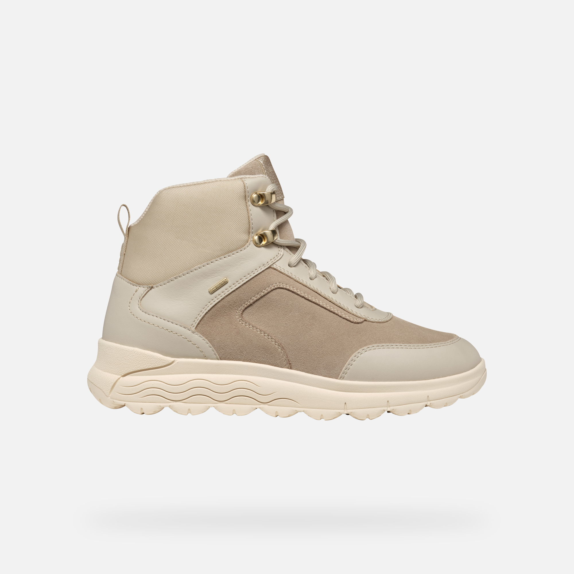 Beige Geox Spherica 4x4 B Abx Women's Ankle Boots - Ladies