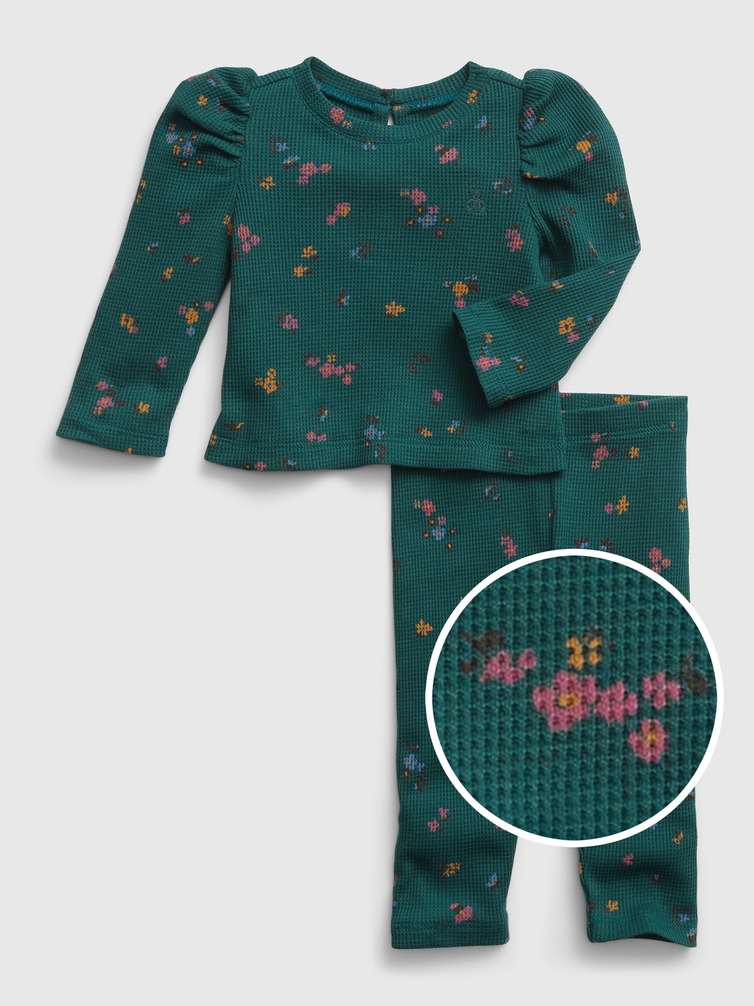 GAP Baby Set With Floral Pattern - Girls