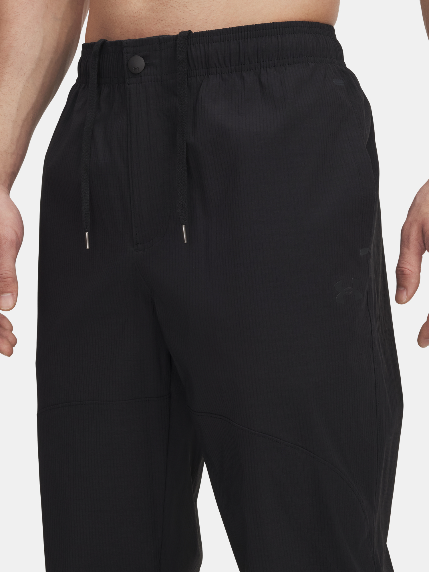 Men&#039;s Under Armour UA UNSTPBLE WOVEN TX TAPER-BLK Men&#039;s Sports Trousers - Mens