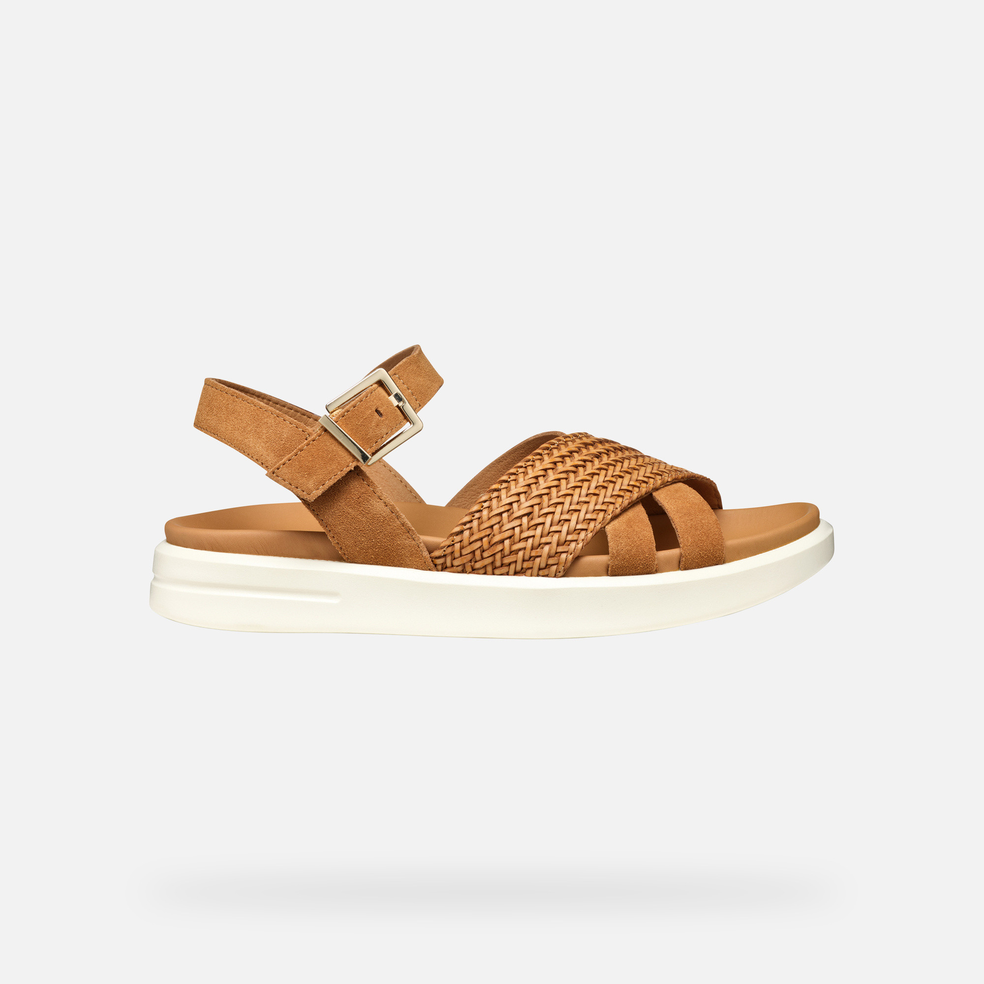 Brown women's sandals Geox XAN2S - Women's