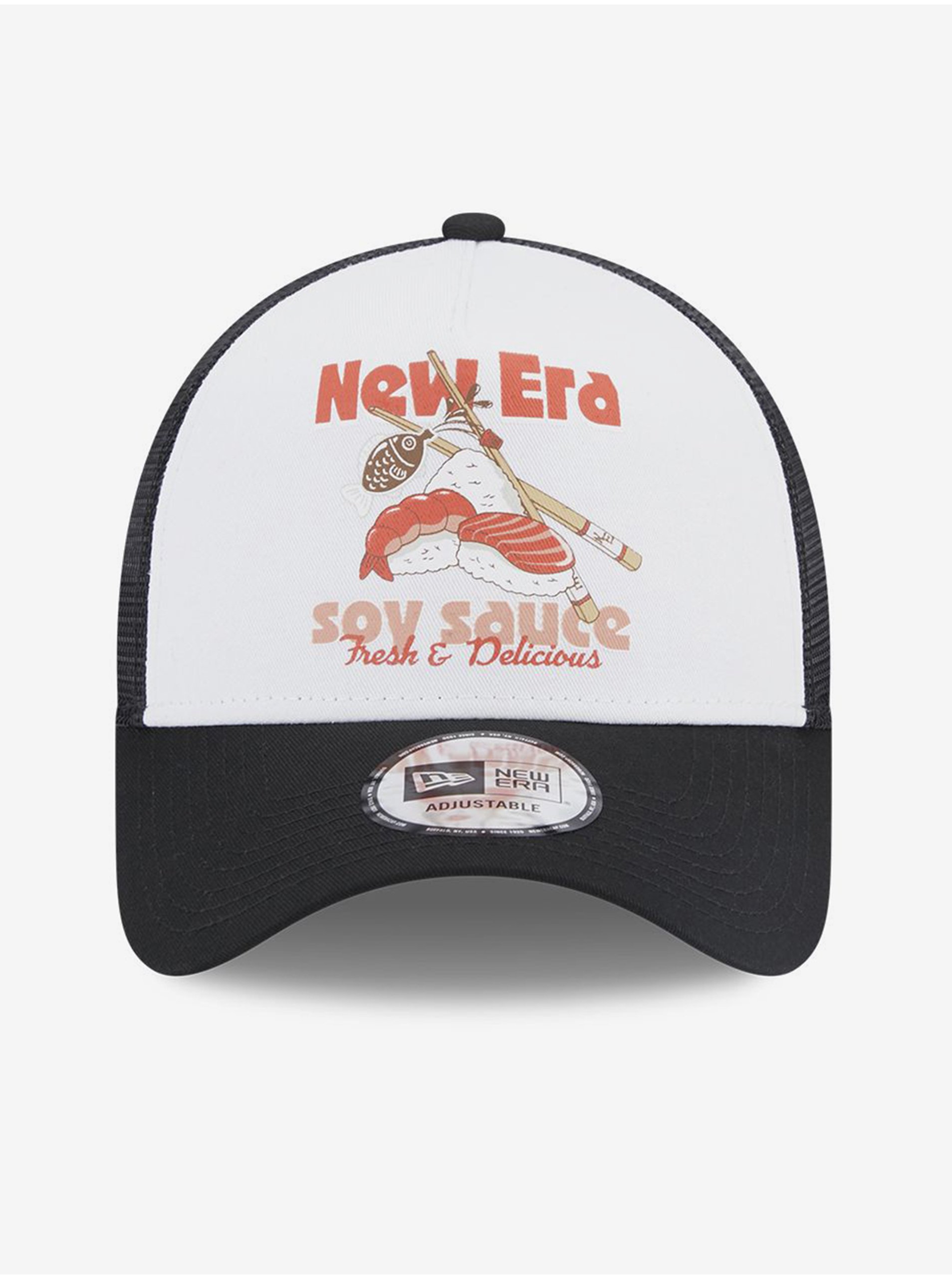 Čierno-biela pánska šiltovka New Era