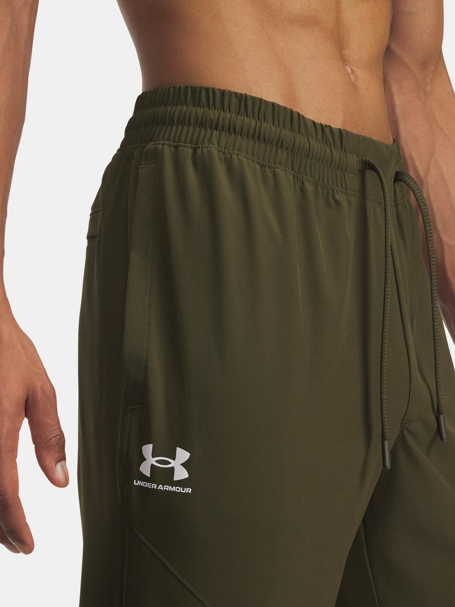Men&#039;s Under Armour UA Vibe Woven Jogger-GRN Sweatpants - Mens