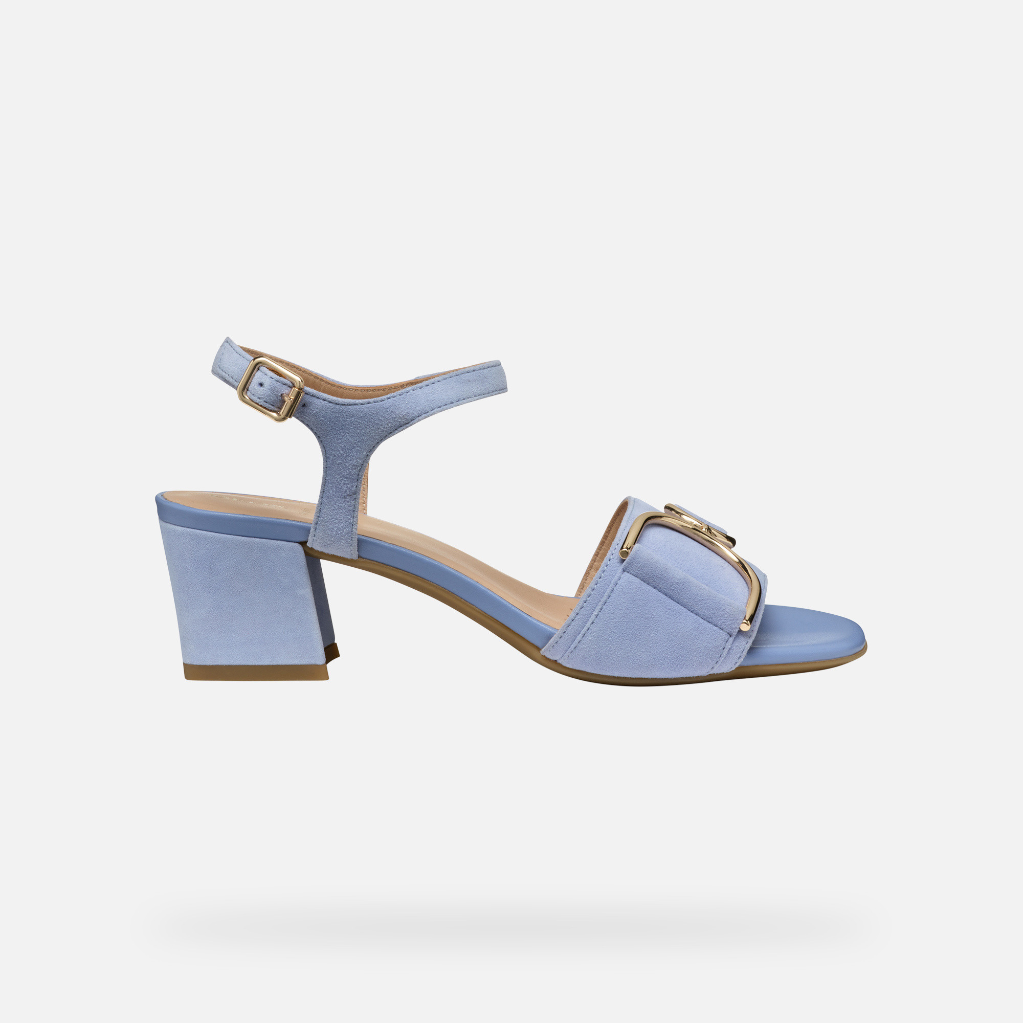 Light blue women's sandals Geox Neeraklia 50 - Women's