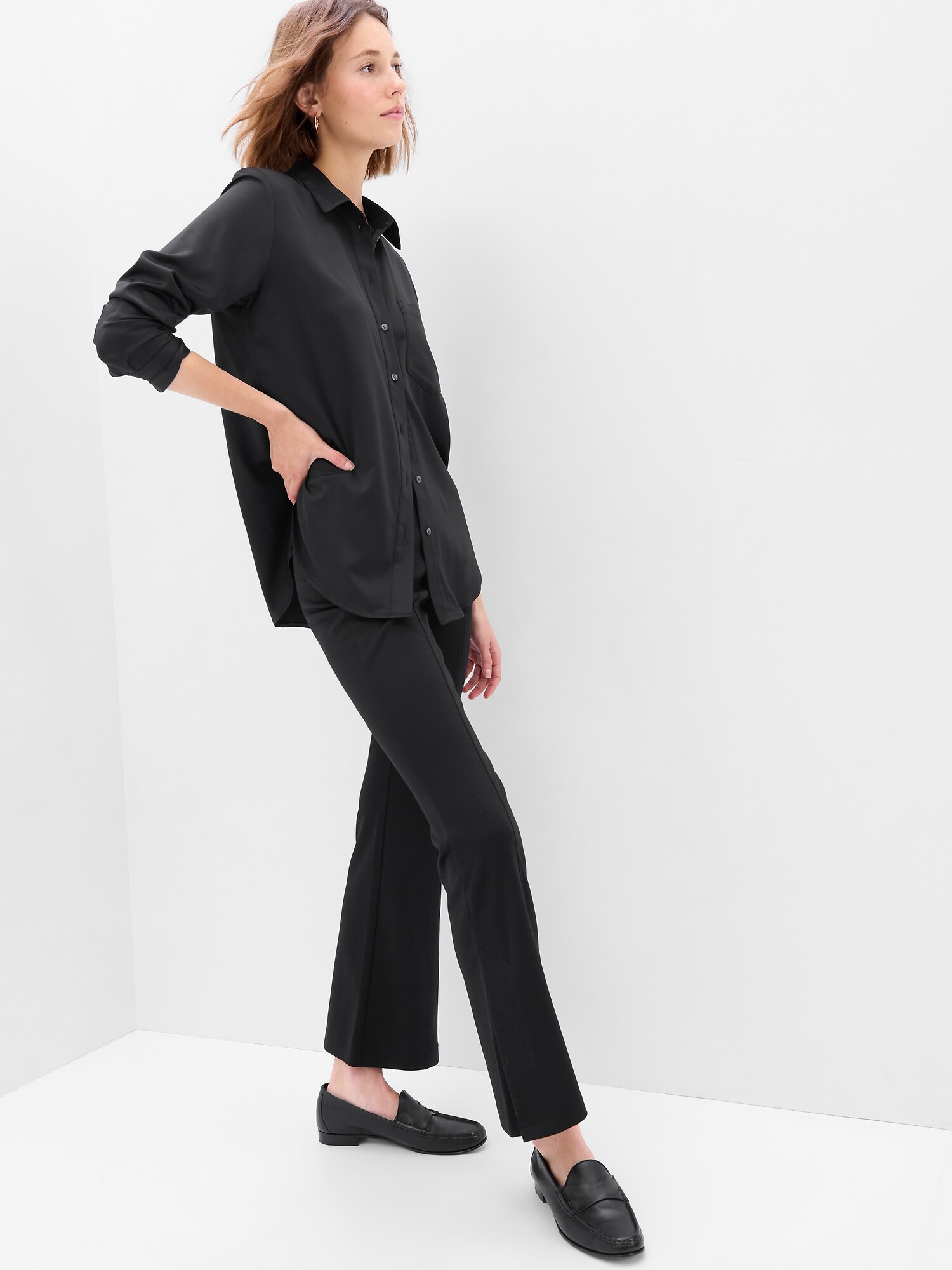 GAP Flare High Waisted Trousers - Women