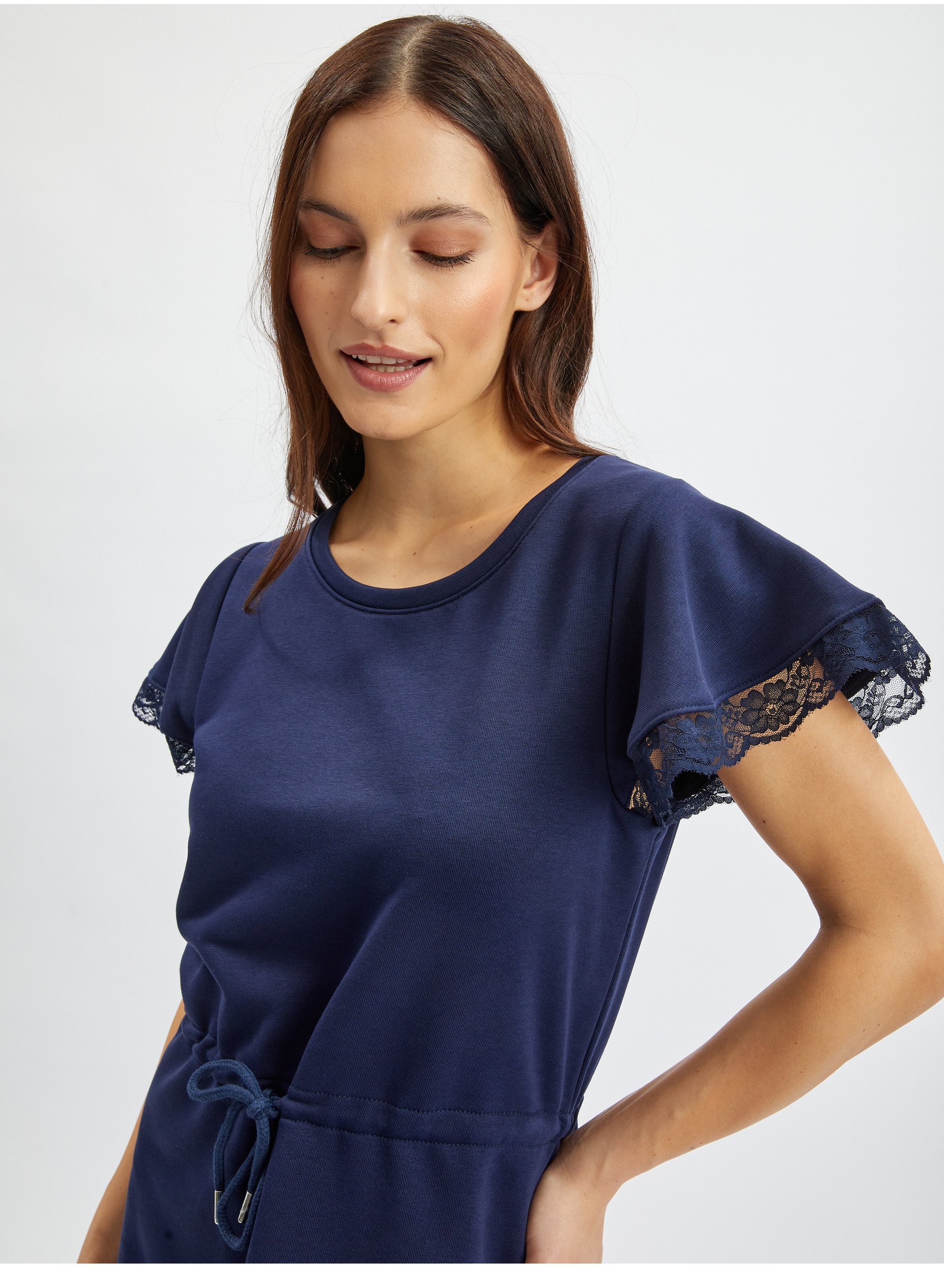 Rochii tip hanorac sau pulover pentru femei ORSAY - albastru inchis