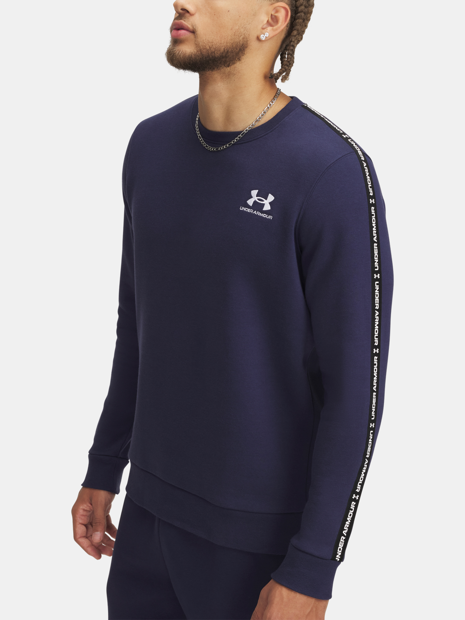 Men&#039;s sweatshirt Under Armour UA Icon Fleece Crew Taping - Men&#039;s