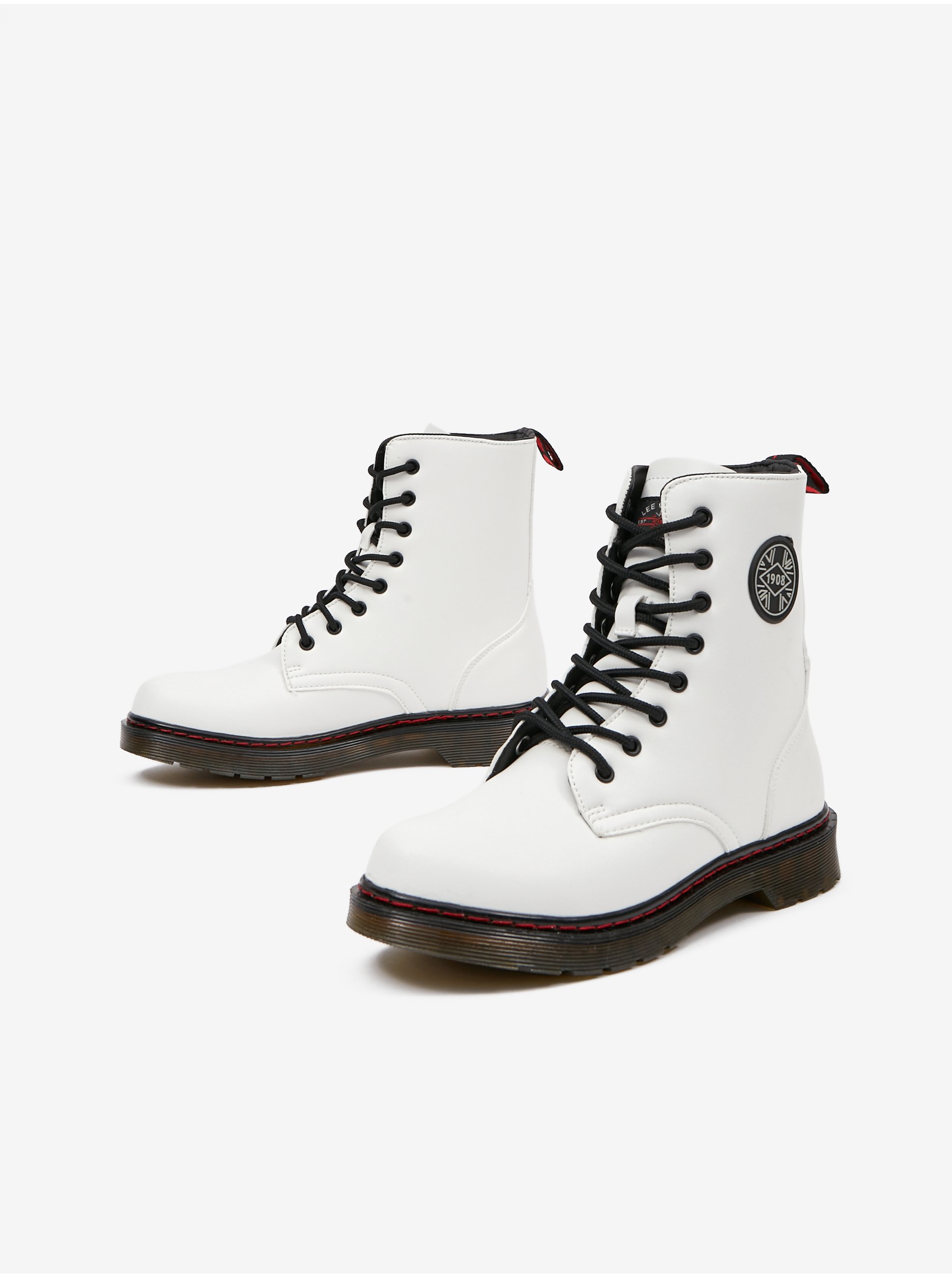 White Women's Ankle Boots Lee Cooper - Ladies