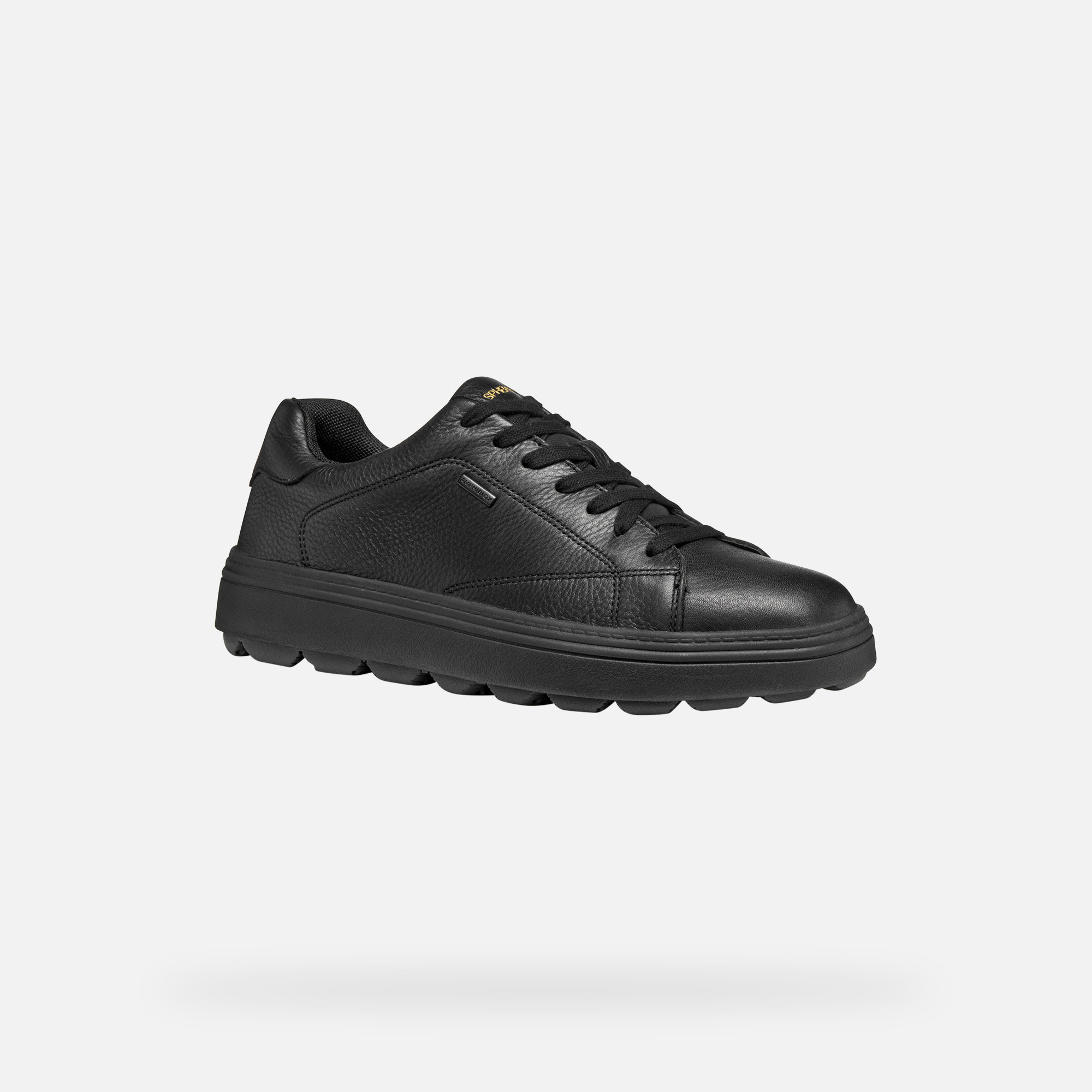 Men's Black Sneakers Geox Spherica Ecub-1.1 - Men's
