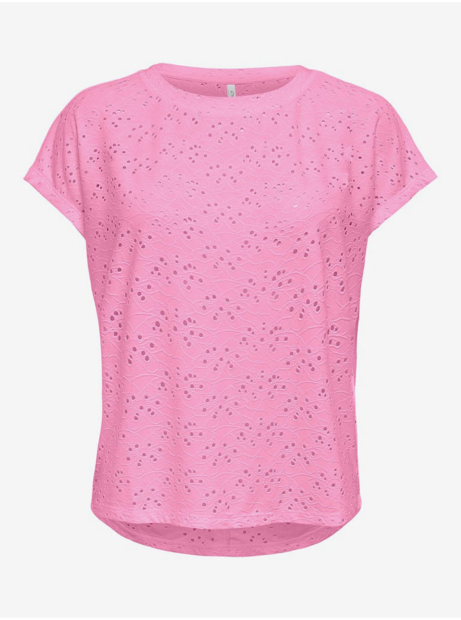 Pink women's T-shirt ONLY Smilla - Women