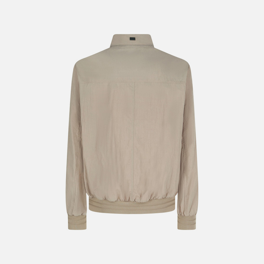 Beige men&#039;s jacket Geox Elver - Men&#039;s