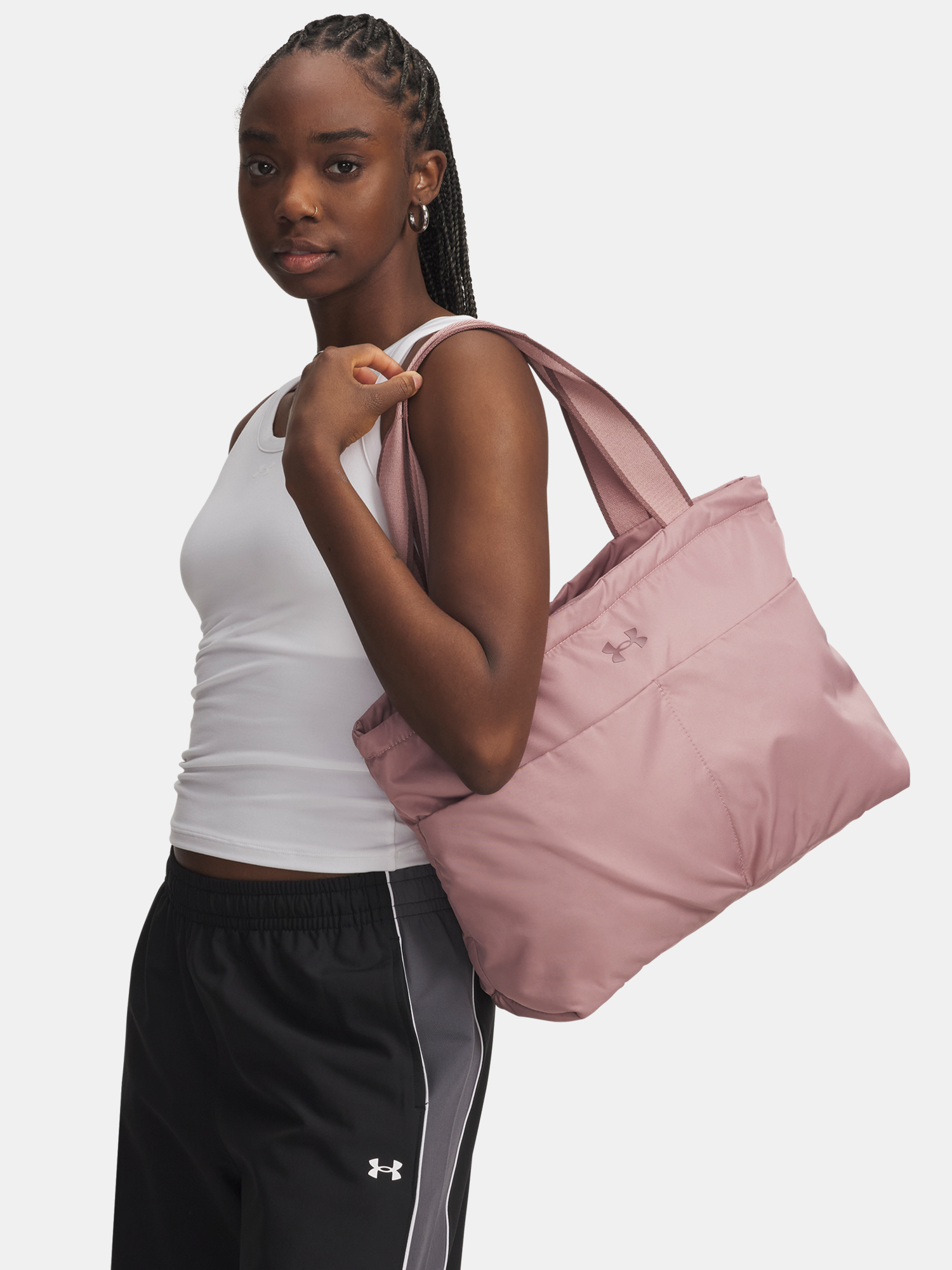 Womens bag Under Armour UA Studio Lite Tote-PNK - Womens