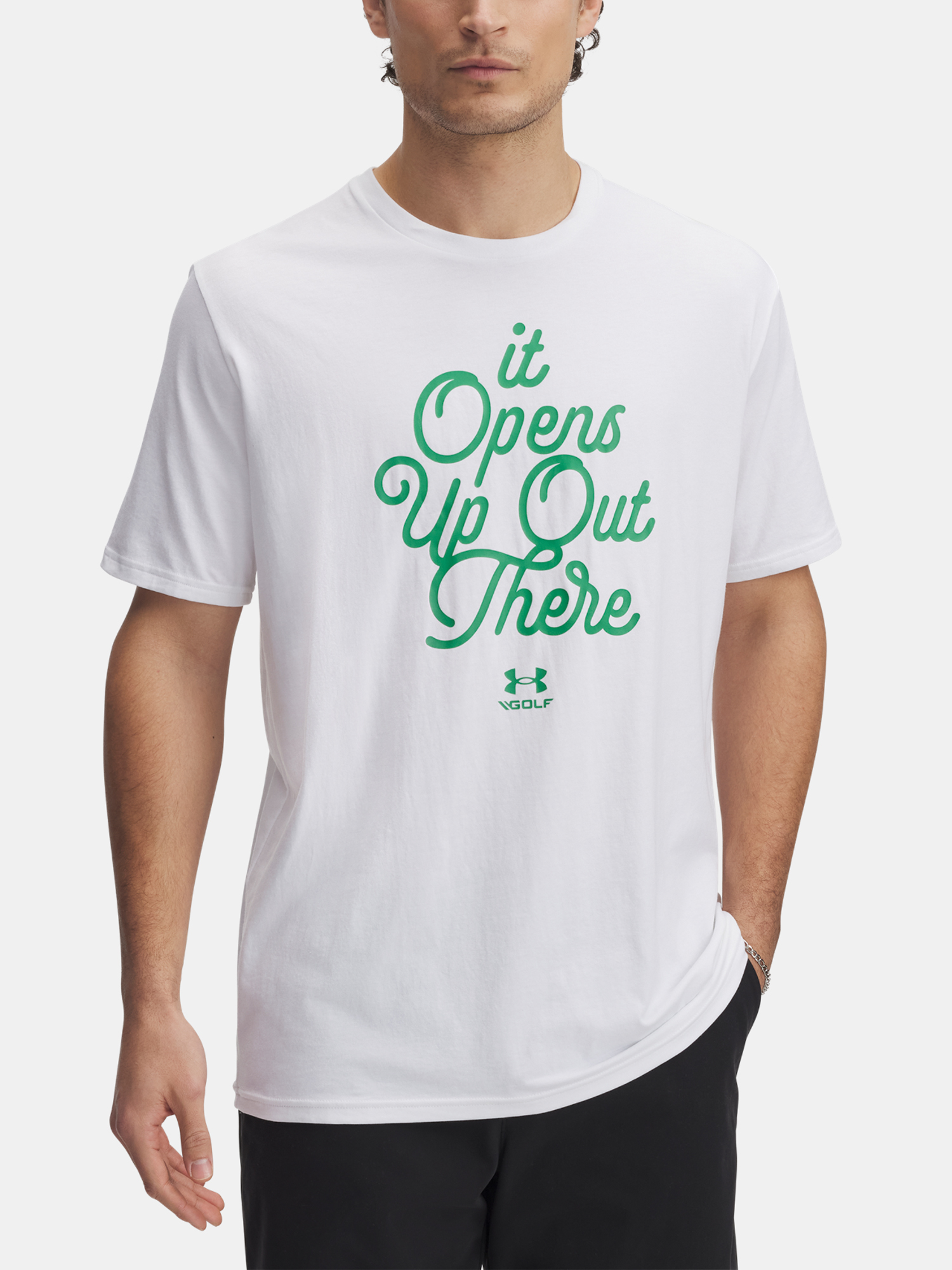 Men's T-shirt Under Armour UA M 60/40S Golf Open Up SS - Men's