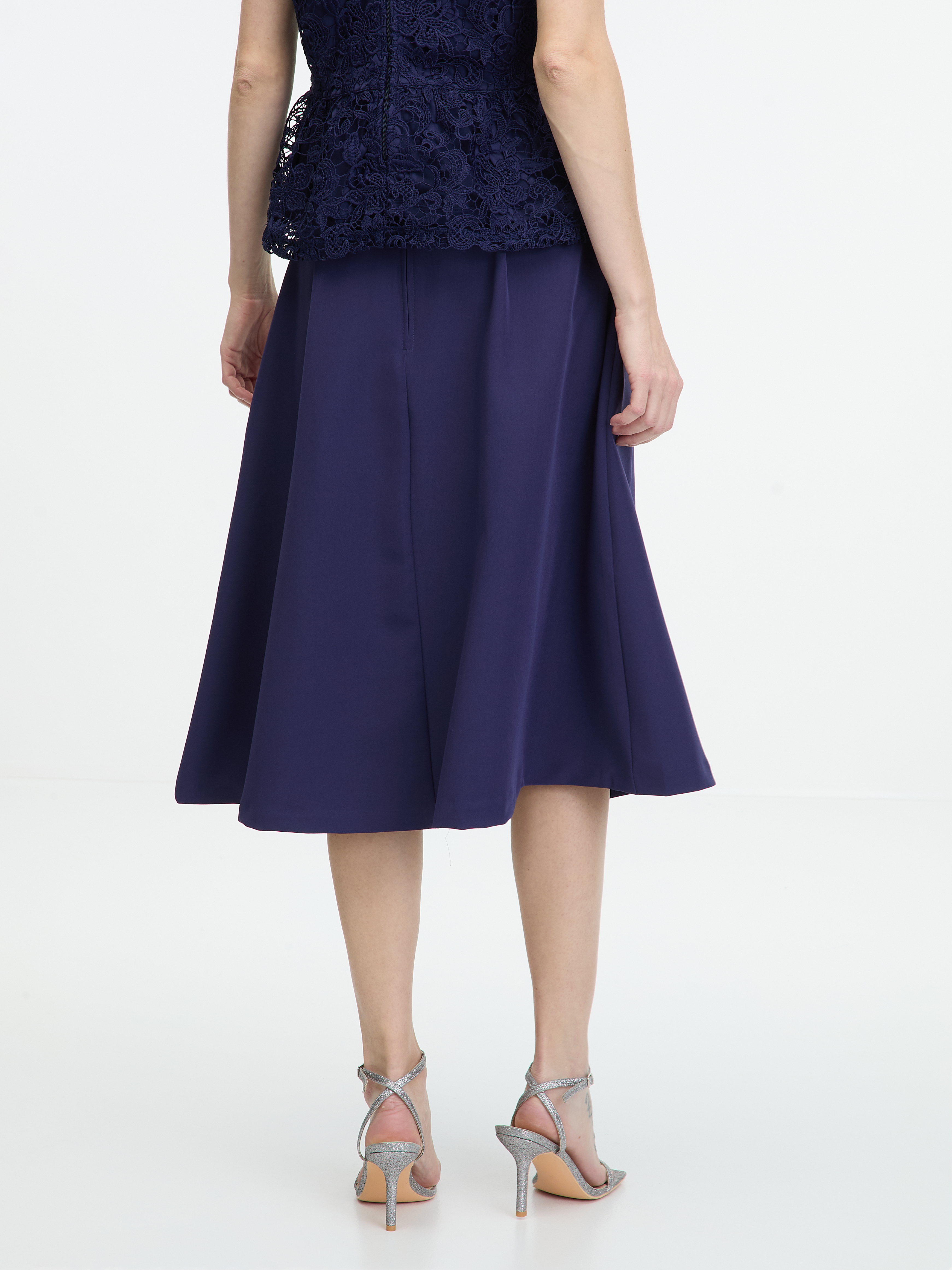 Dark blue women&#039;s knee-length skirt ORSAY - Women&#039;s