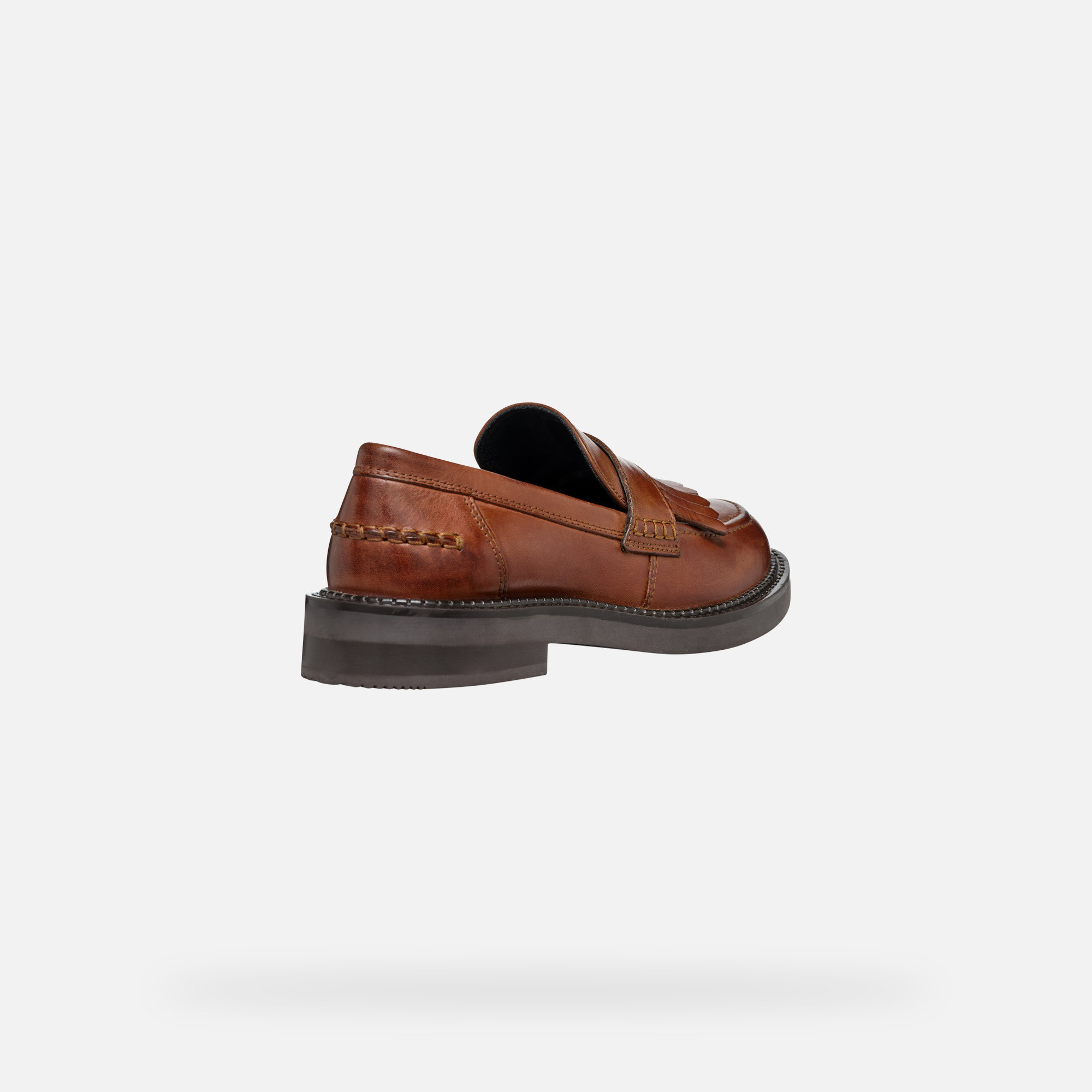 Light brown women's moccasins Geox Serilda - Women's