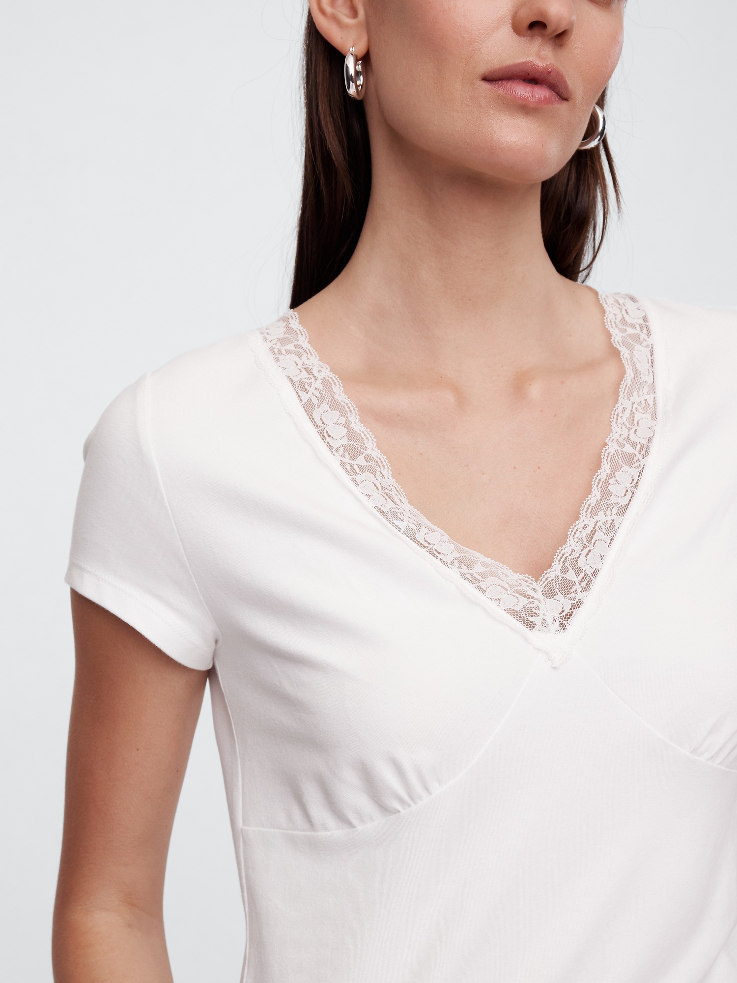 GAP T-shirt with lace - Women's