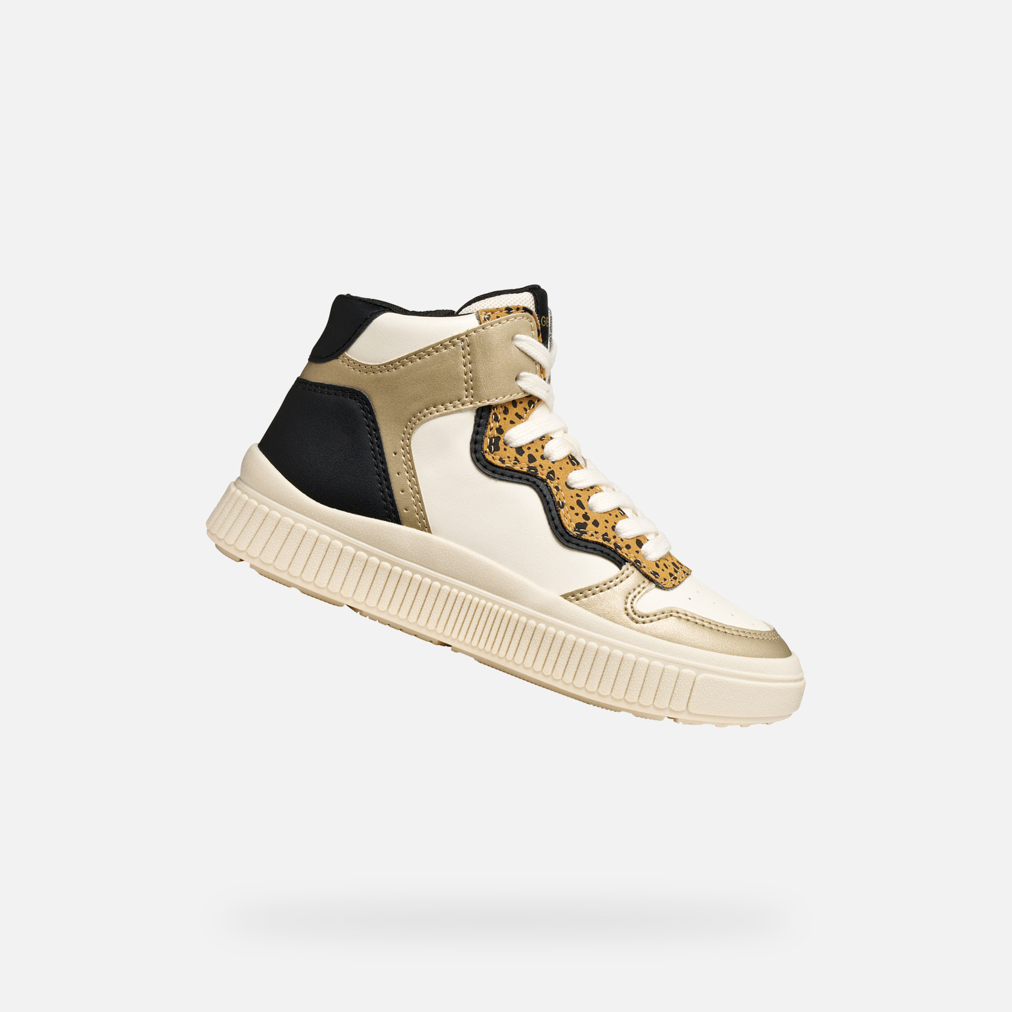 Cream Girls Geox Laquinny Sneakers - Girls