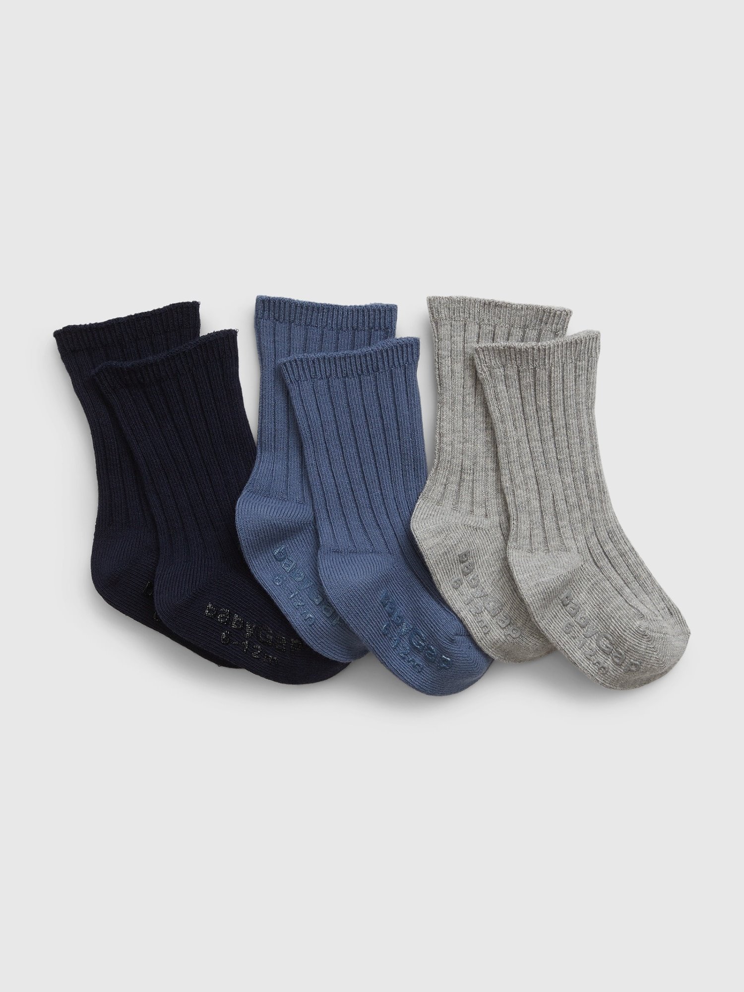 GAP Baby Socks, 3 Pairs - Boys