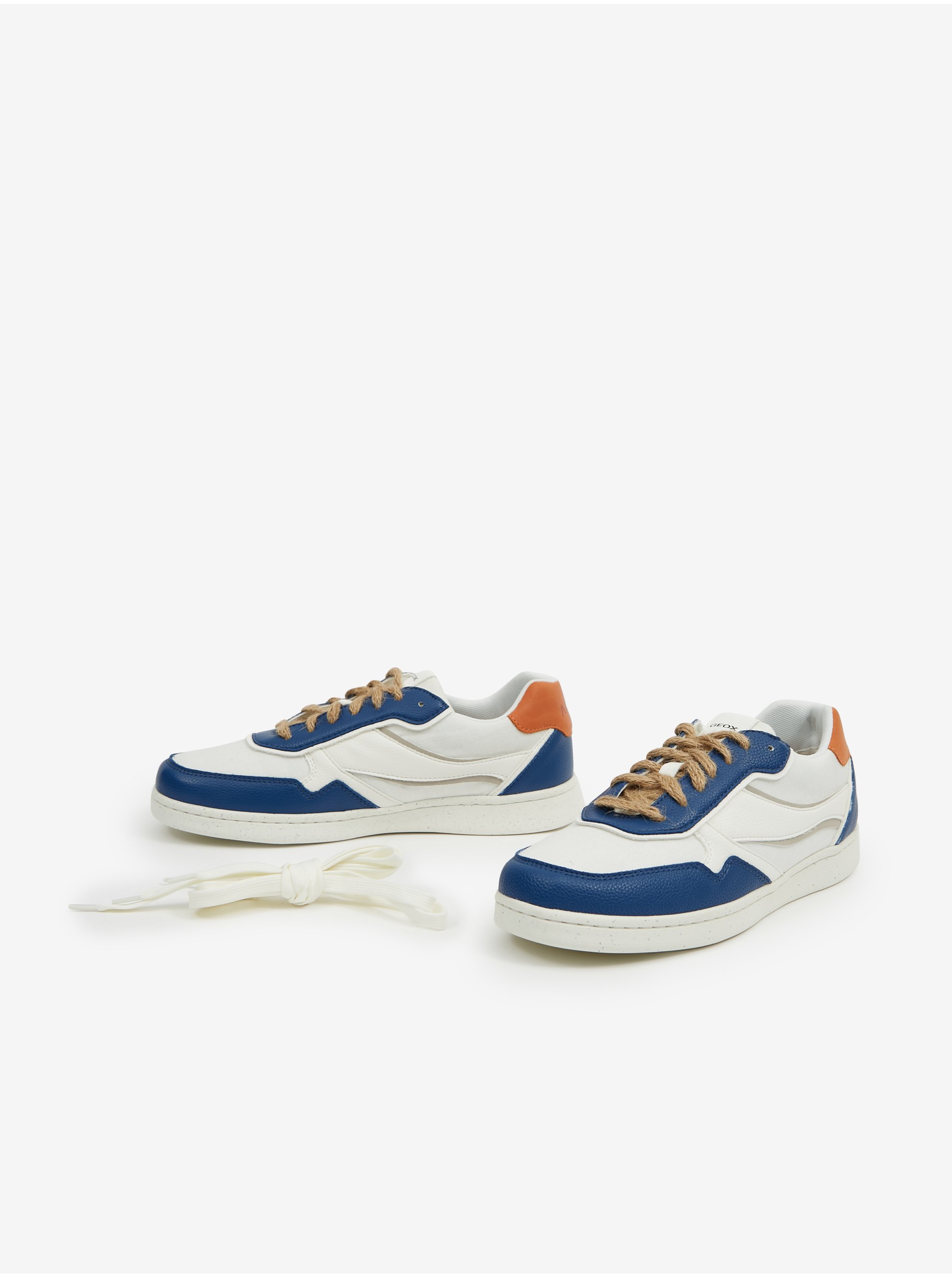 Tenisi, espadrile pentru barbati Geox - alb, albastru