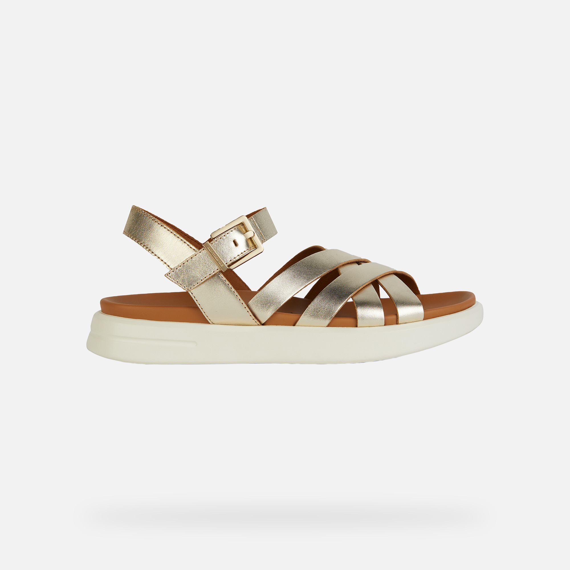 Gold women's sandals Geox XAN2S - Women's