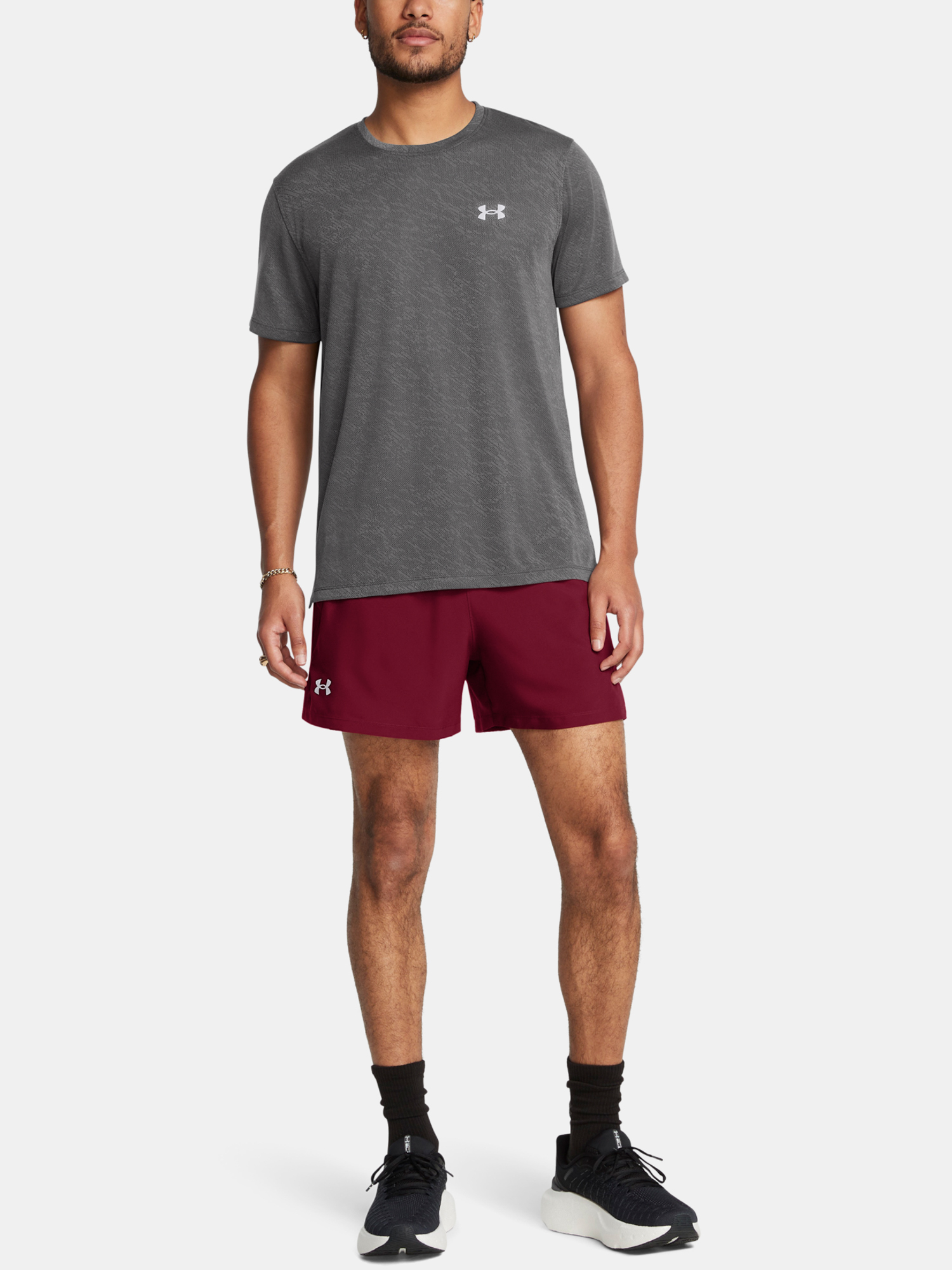 Men&#039;s shorts Under Armour UA LAUNCH 5&#039;&#039; SHORTS-RED - Men