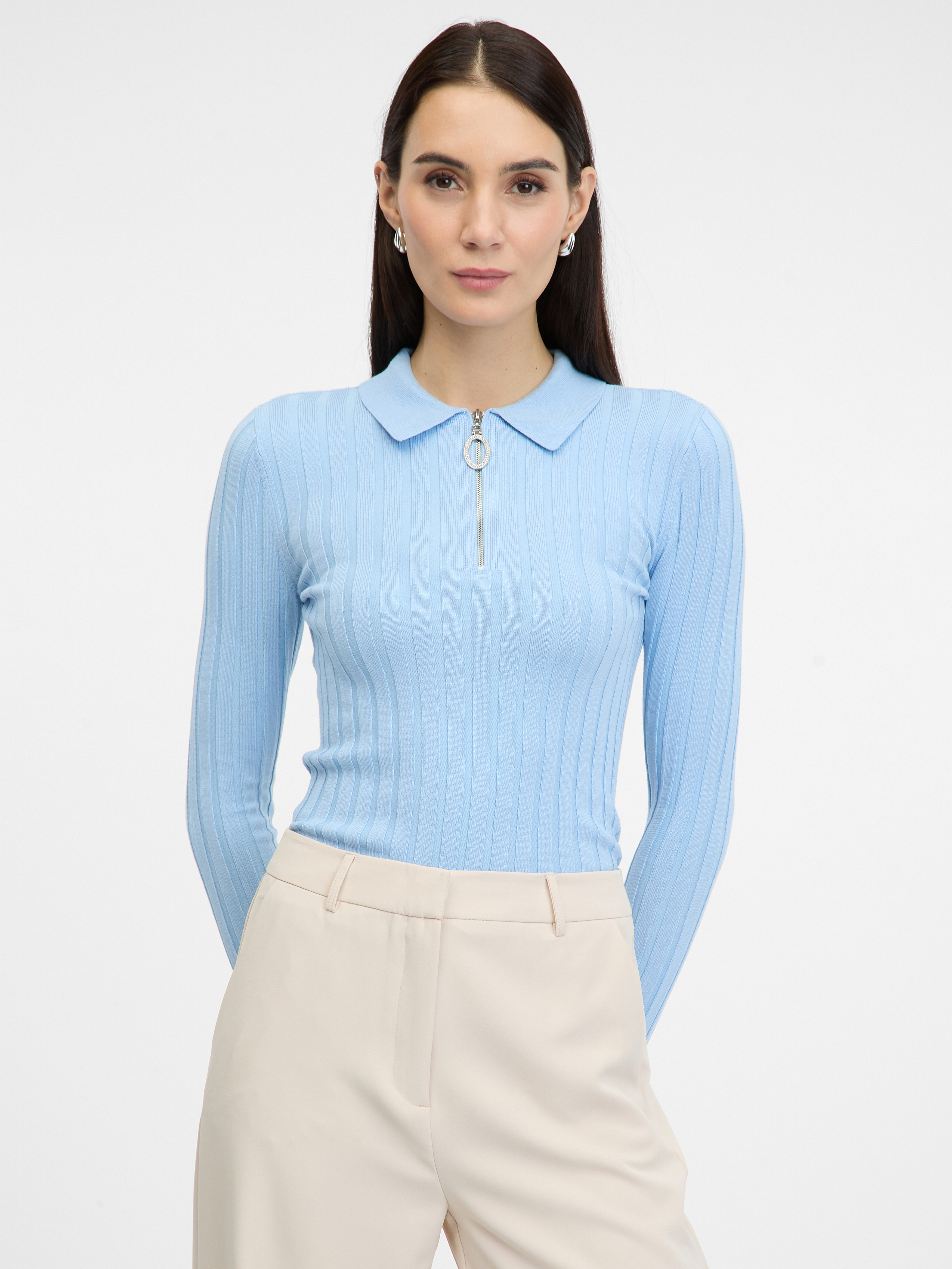 Light blue women&#039;s sweater ORSAY - Women&#039;s
