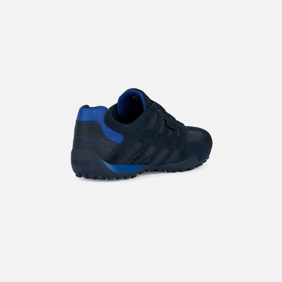Dark blue men&#039;s sneakers Geox Snake - Men&#039;s