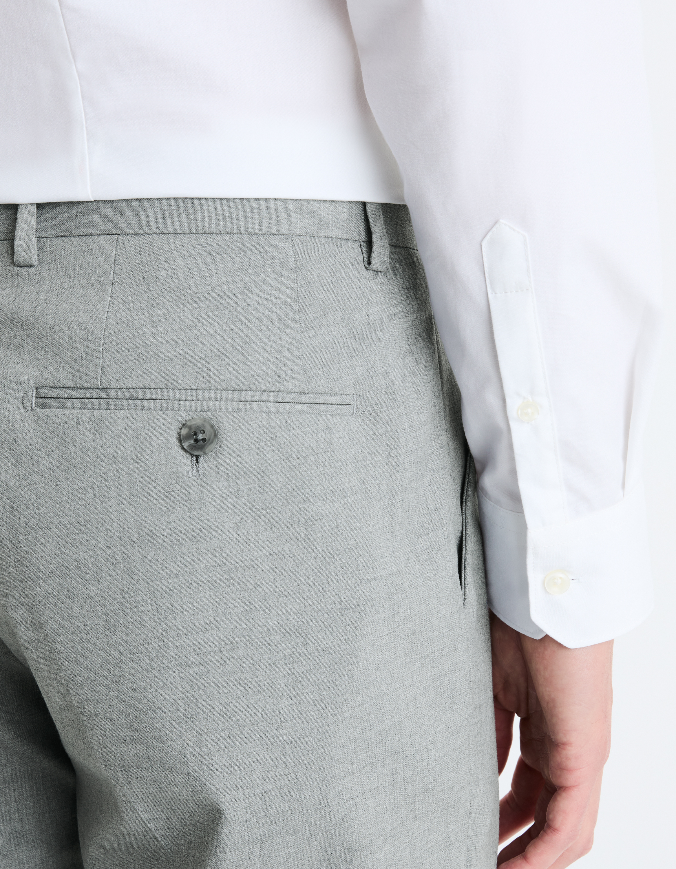 Pantaloni formali pentru barbati Celio - gri deschis