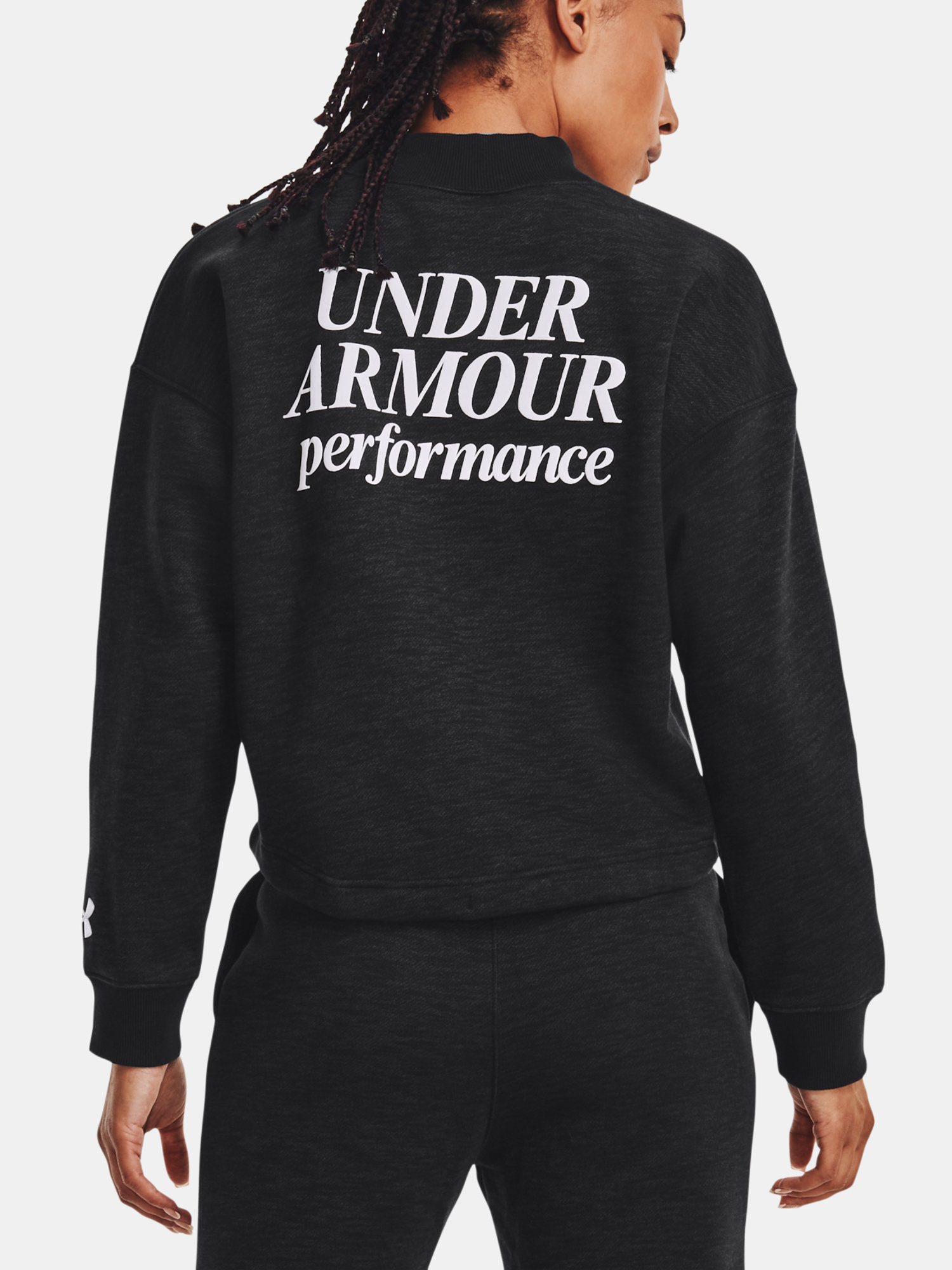 Jachete si tricouri pentru femei Under Armour - negru