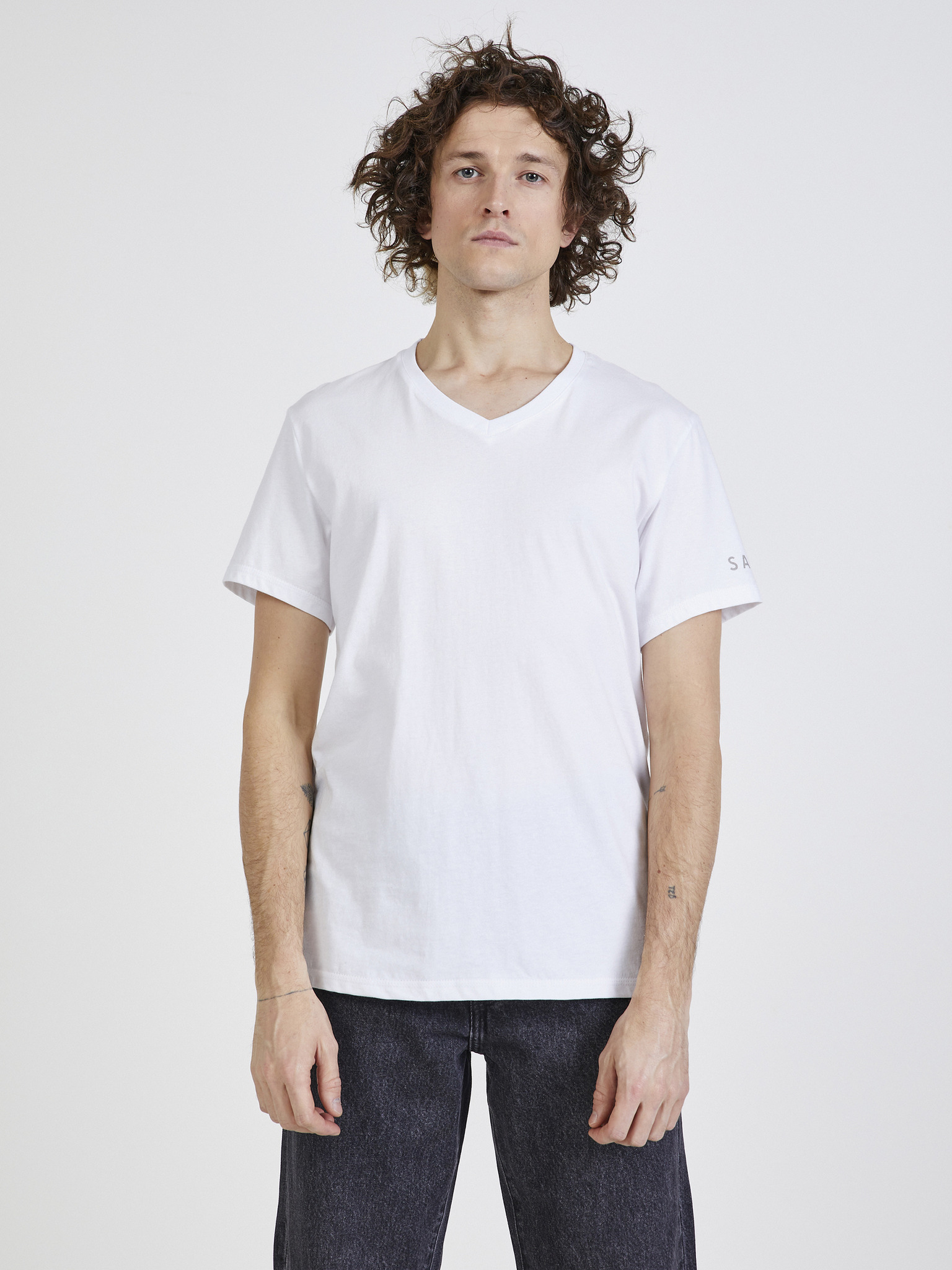 SAM73 T-shirt BLANE - Men's