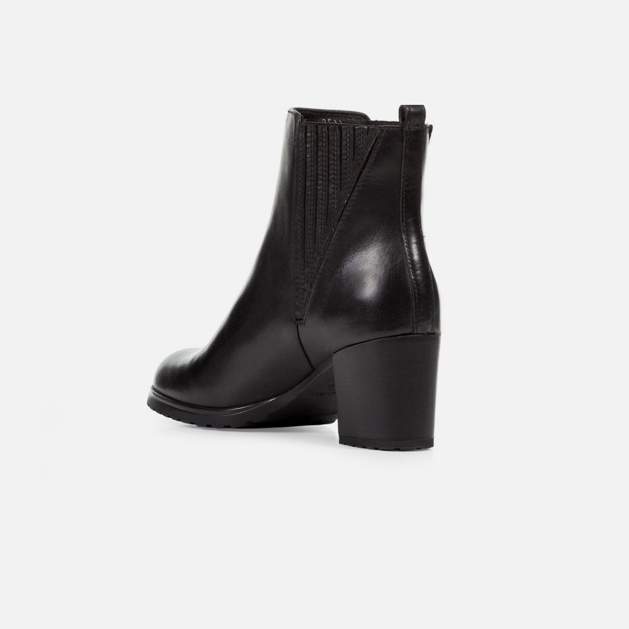Black women's ankle boots Geox New Lise Np Abx - Women's