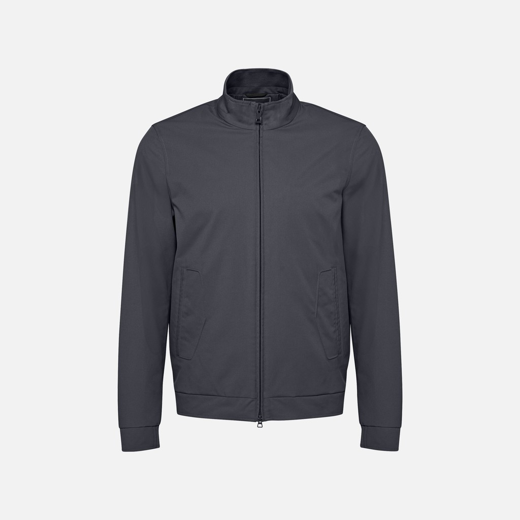 Grey Men's Geox Jacket Jacopo - Men's
