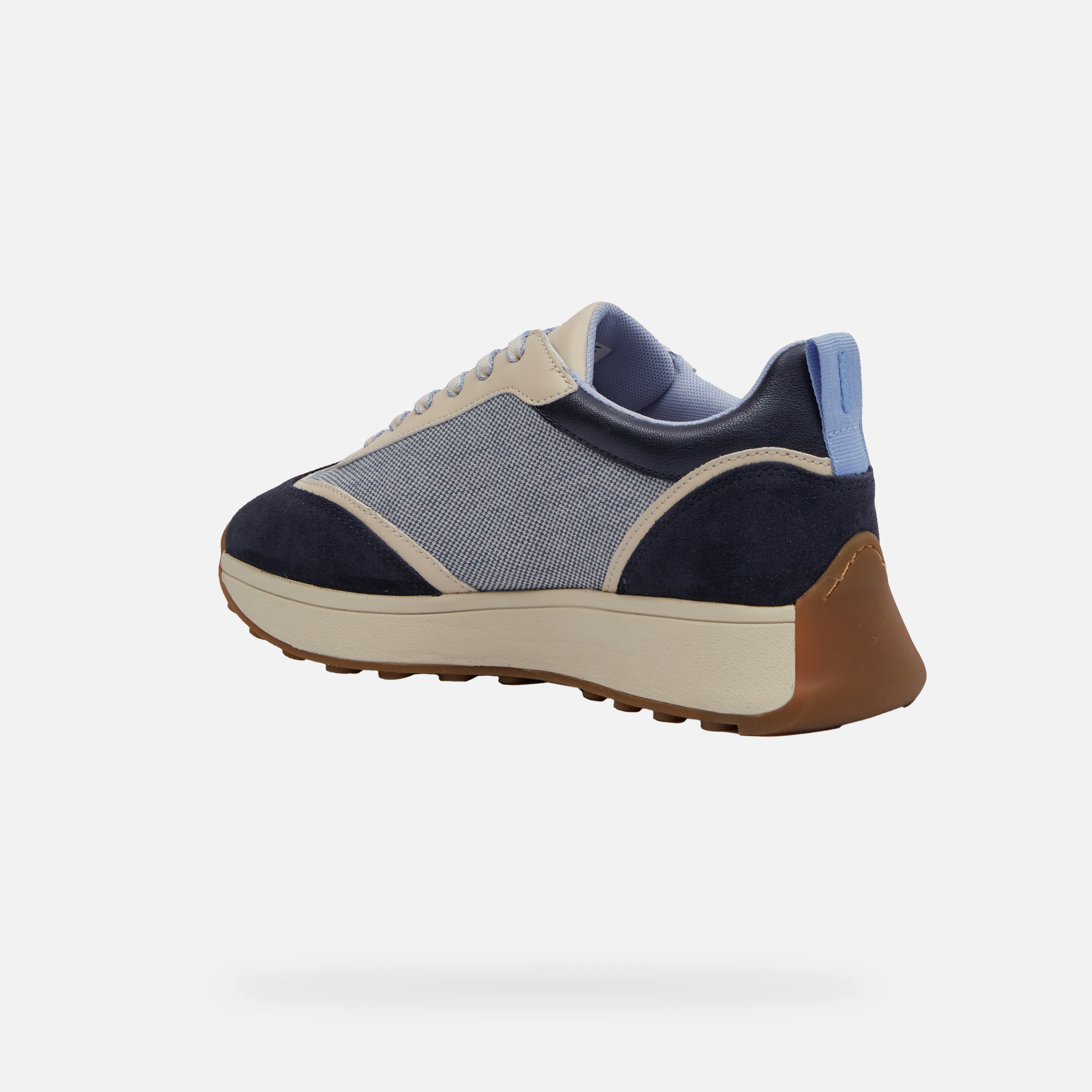 Dark blue women's sneakers Geox Amabel - Women's