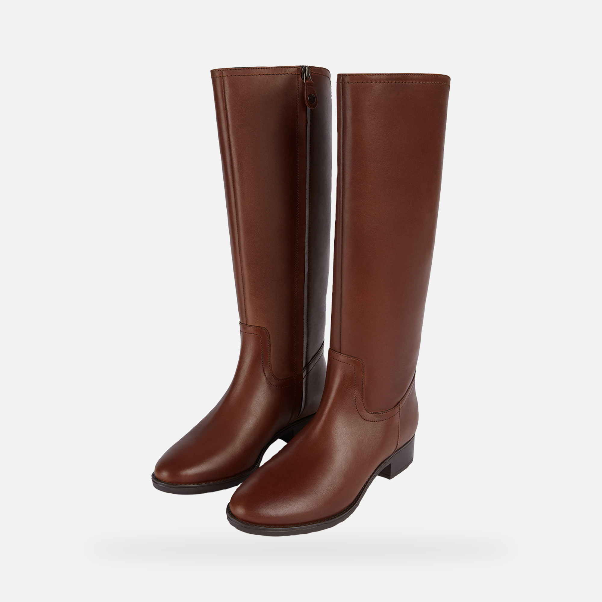 Brown women&#039;s boots Geox Felicity - Women&#039;s