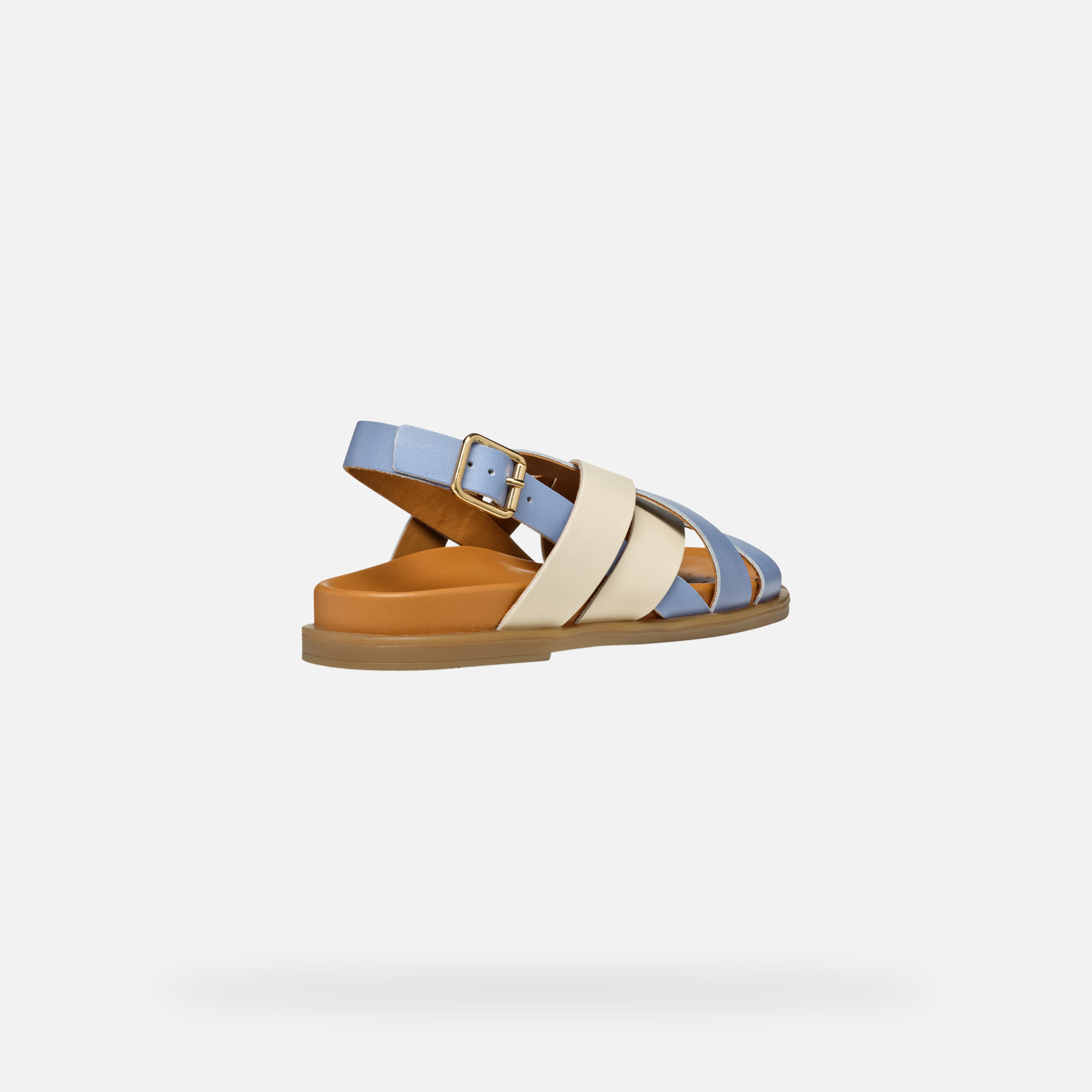 Light blue women's sandals Geox Adelash - Women's