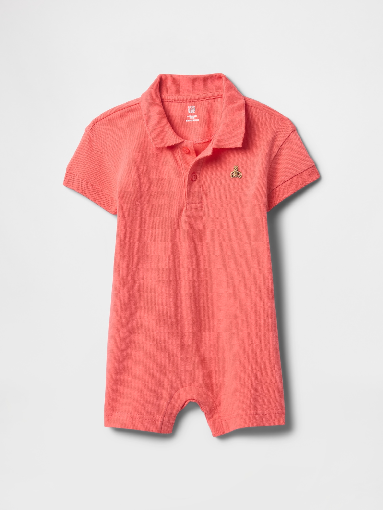 GAP Baby polo jumpsuit pique - Boys