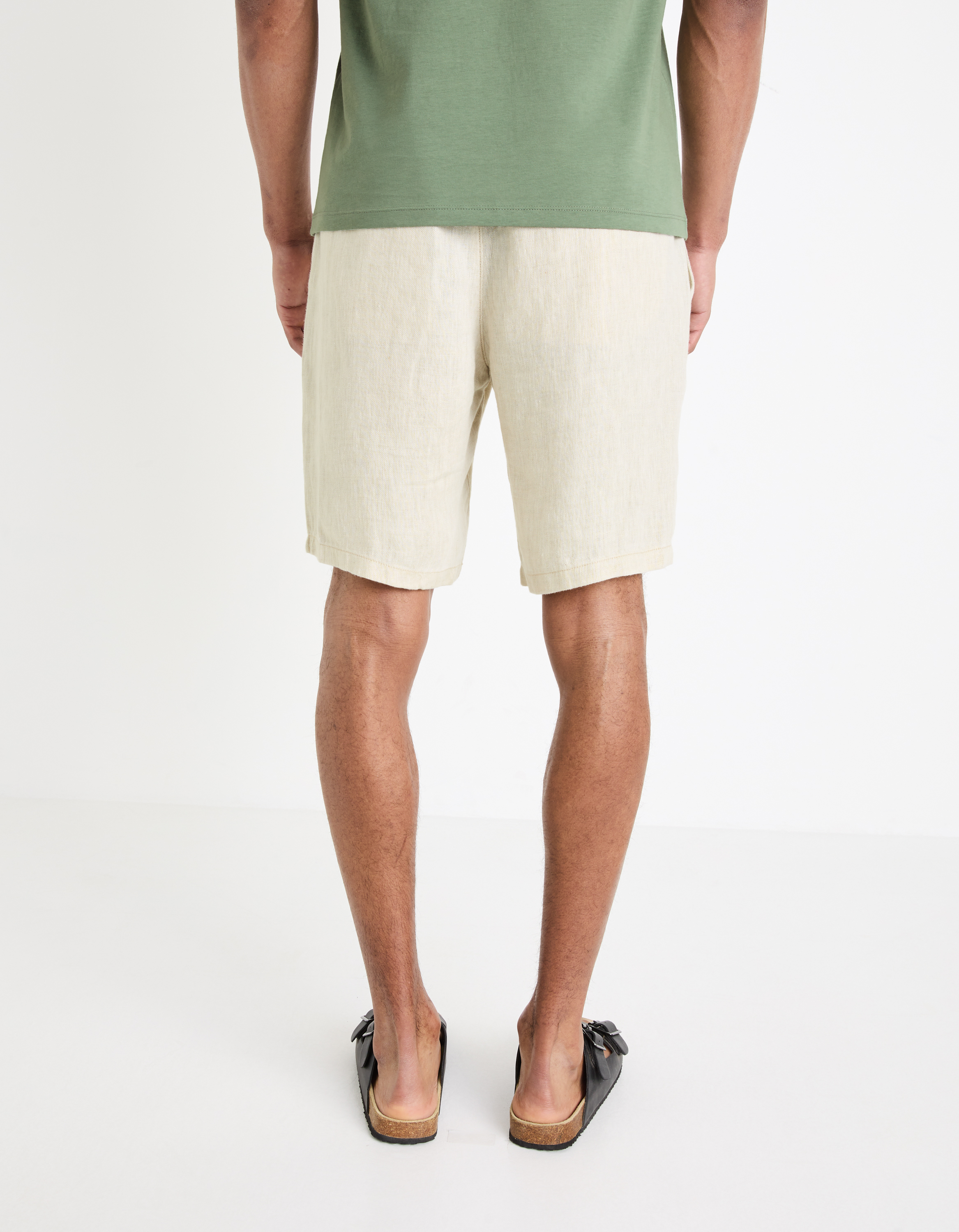 Pantaloni scurti pentru barbati Celio - crem