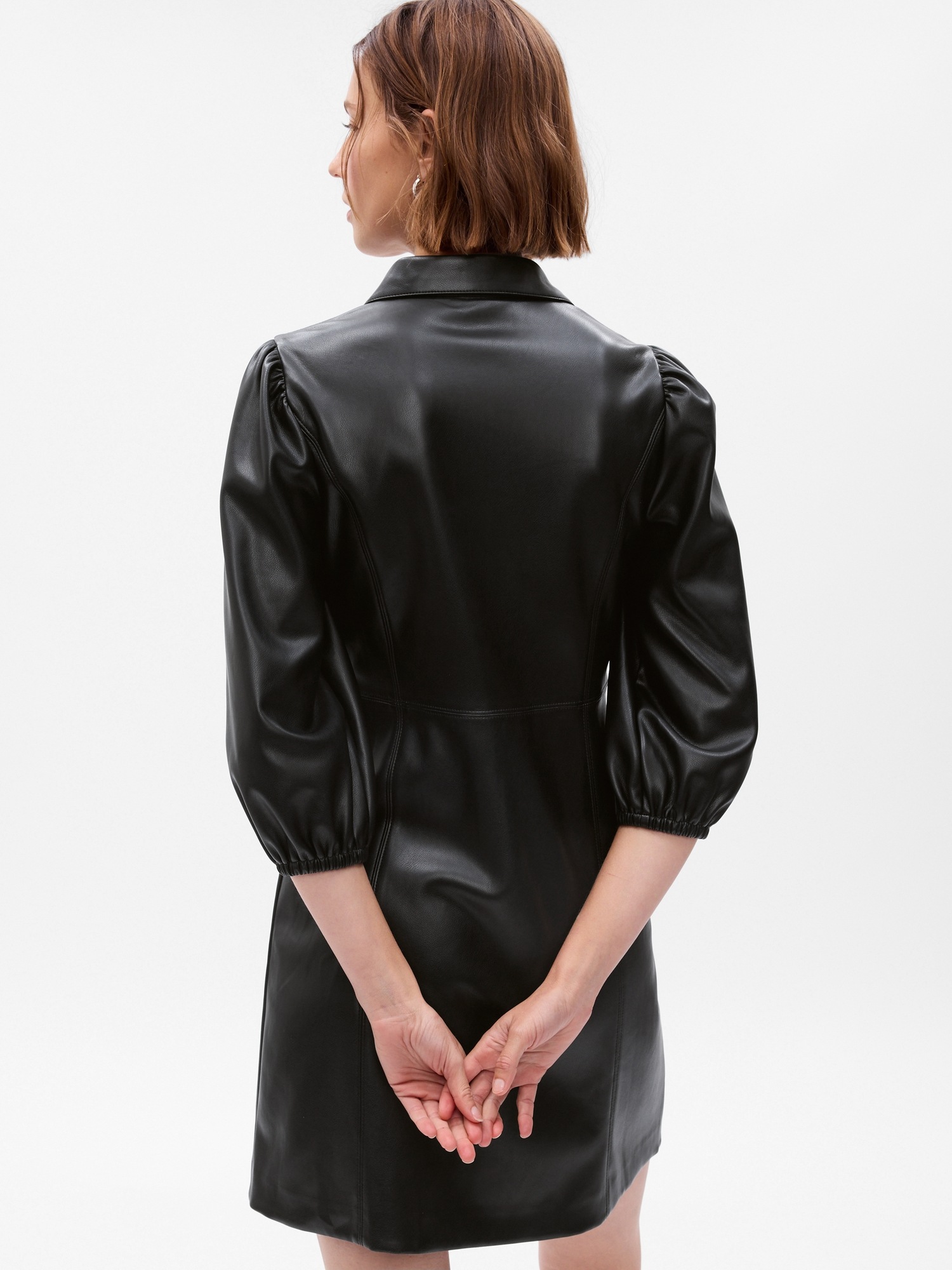 GAP Faux Leather Dress - Women's
