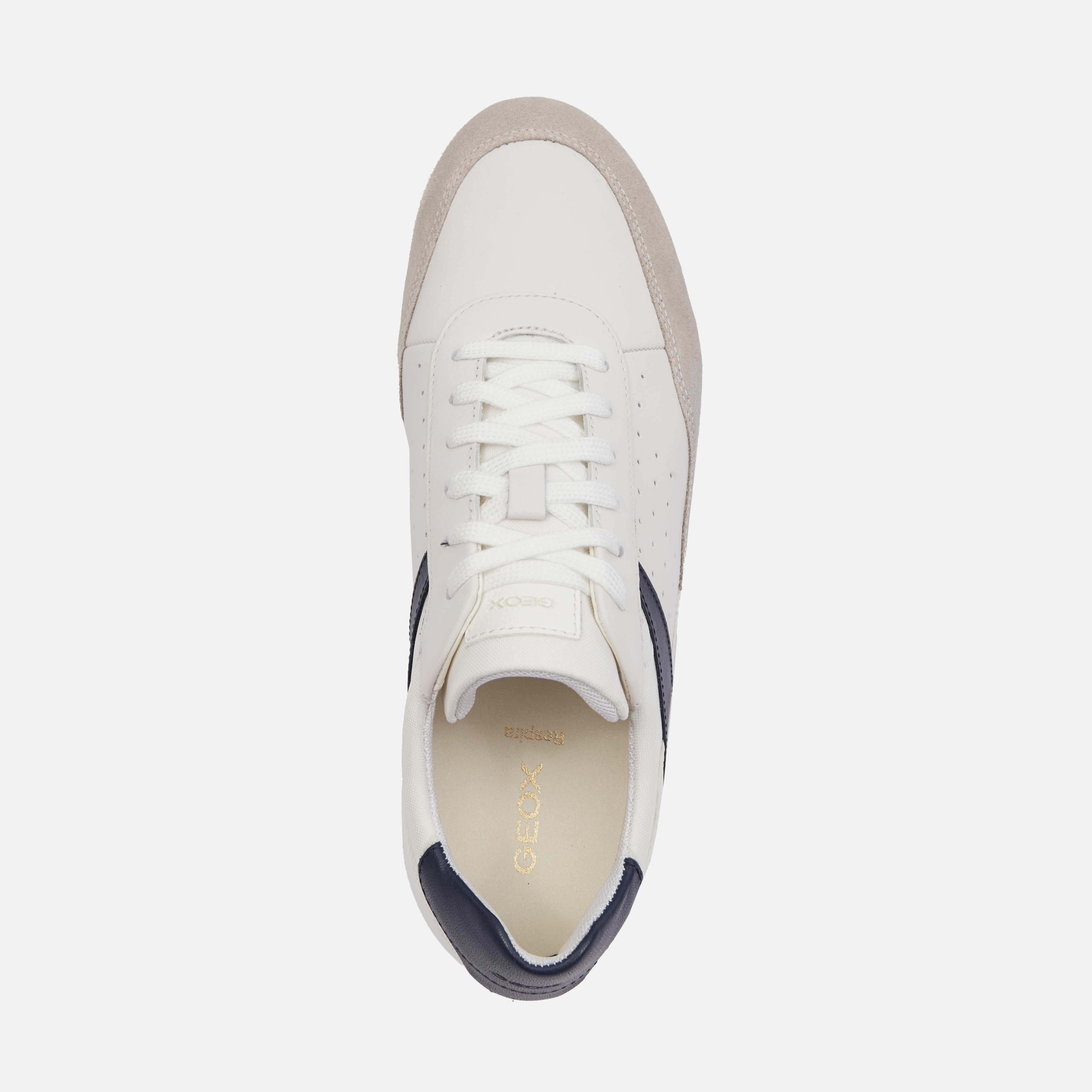 White men's sneakers Geox Renan - Men's