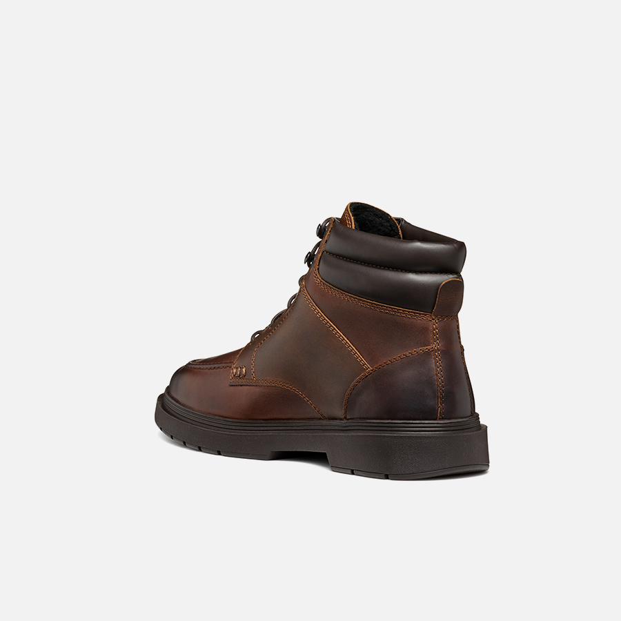 Brown men&#039;s ankle boots Geox Calaita - Men&#039;s